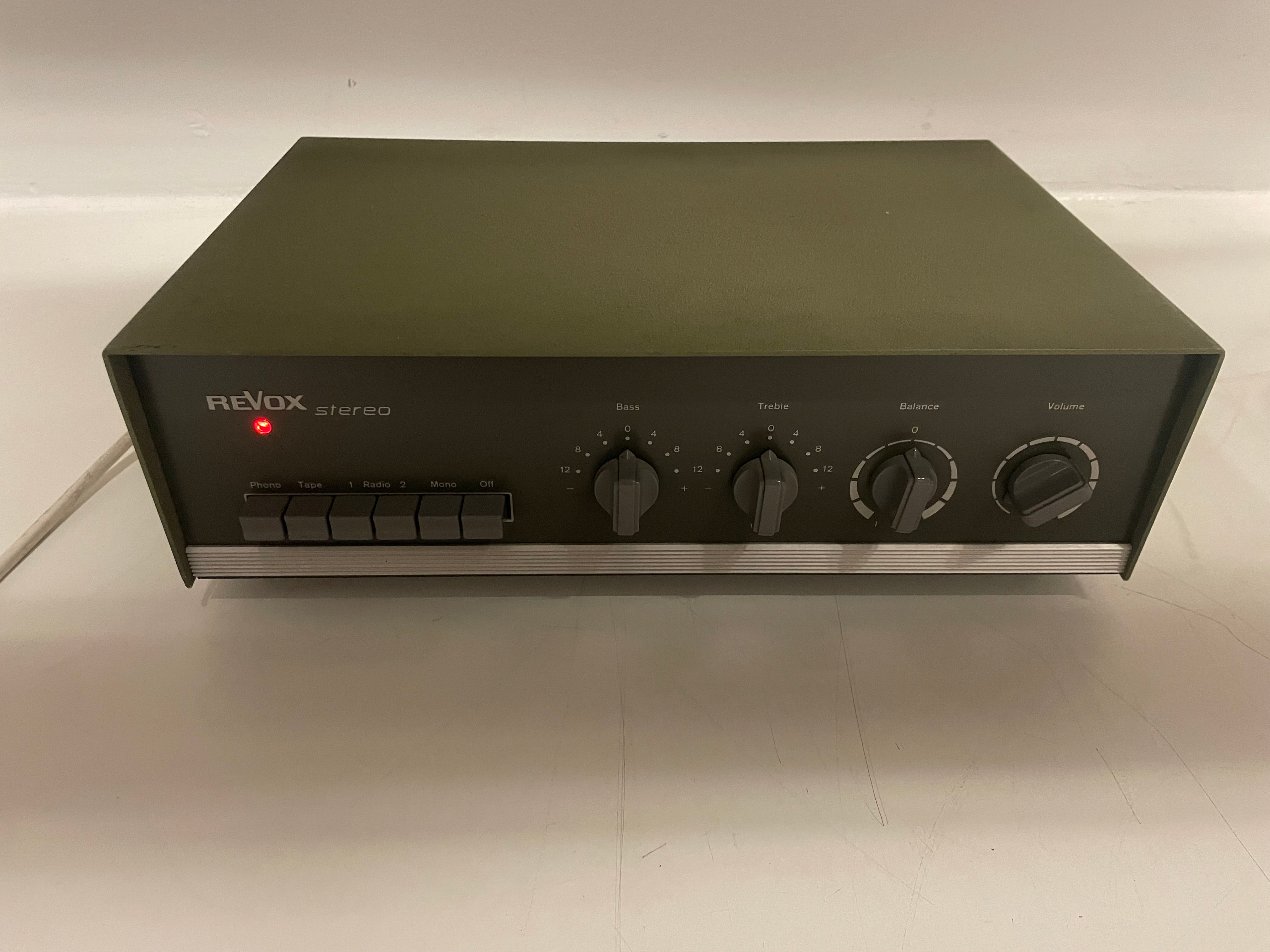 Revox - Modell 40 - Stereo Tube Amplifier - Serviced (Fuse Installed)