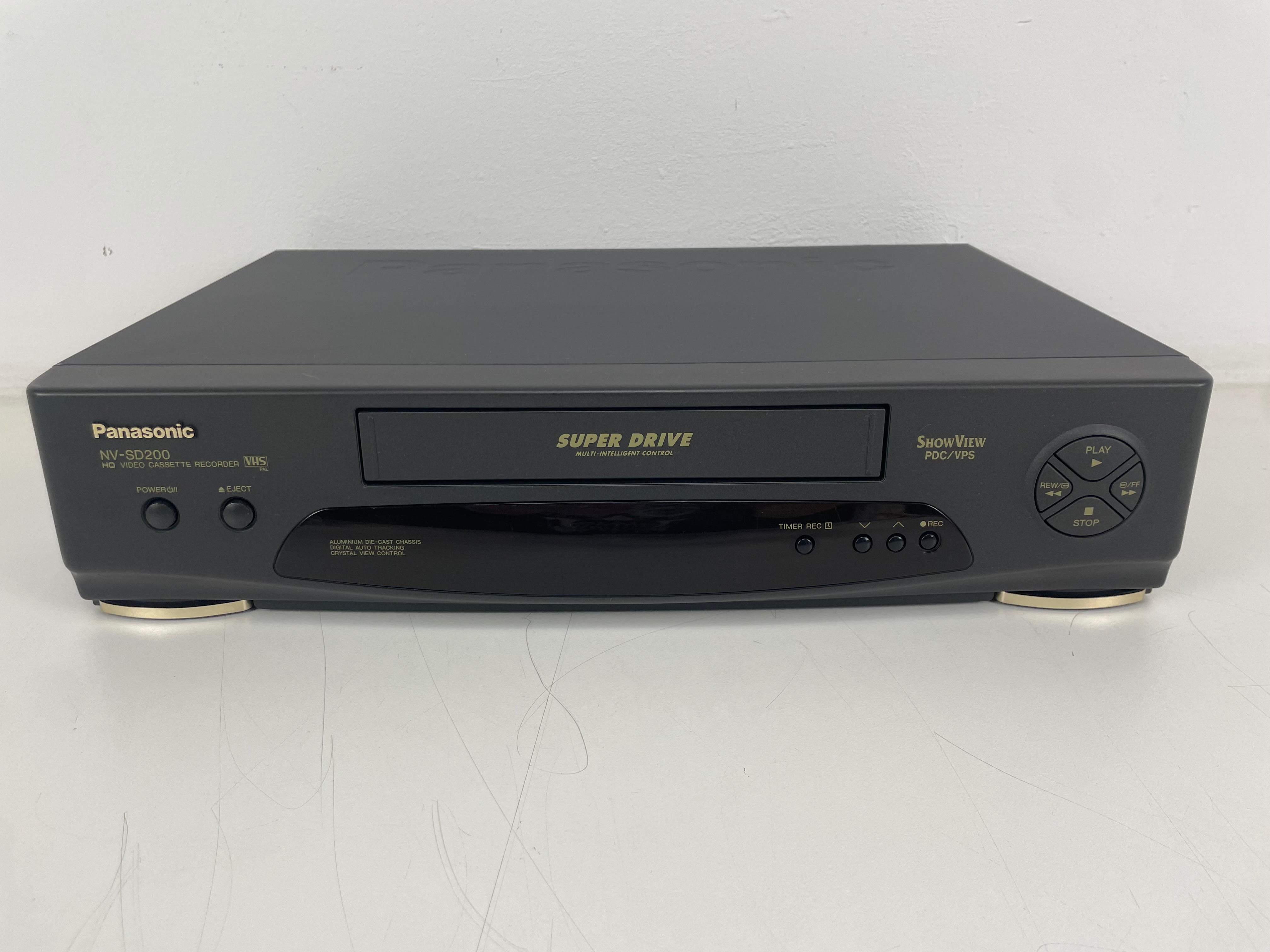 Panasonic - NV-SD200 - Video Cassette Recorder - VHS