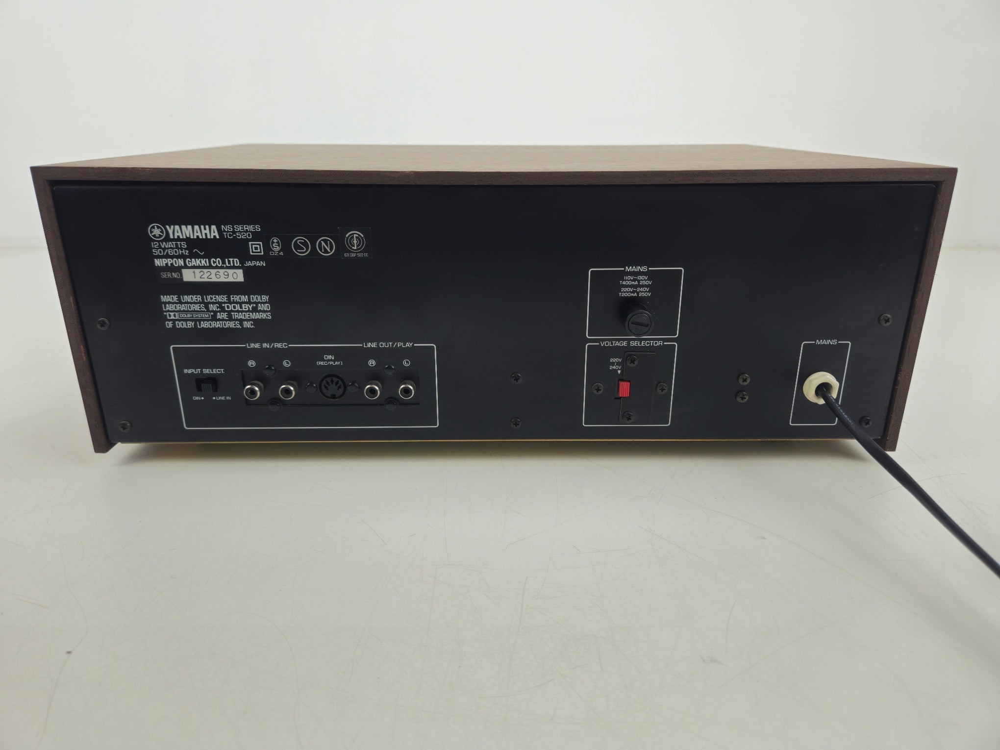 Yamaha - TC-520 - Stereo Cassette Deck