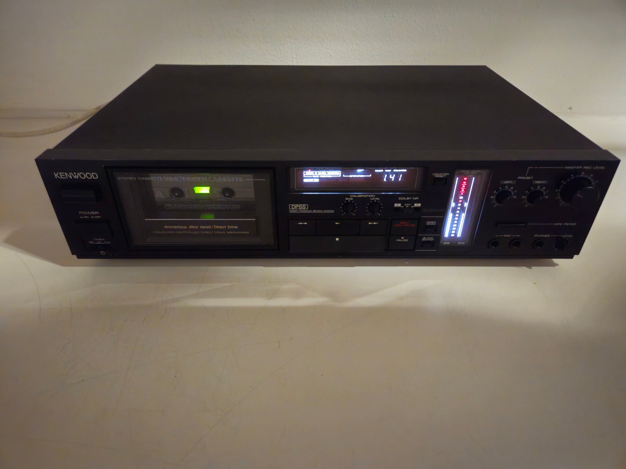 Kenwood- KX-880G - Two Head Stereo Cassette Deck