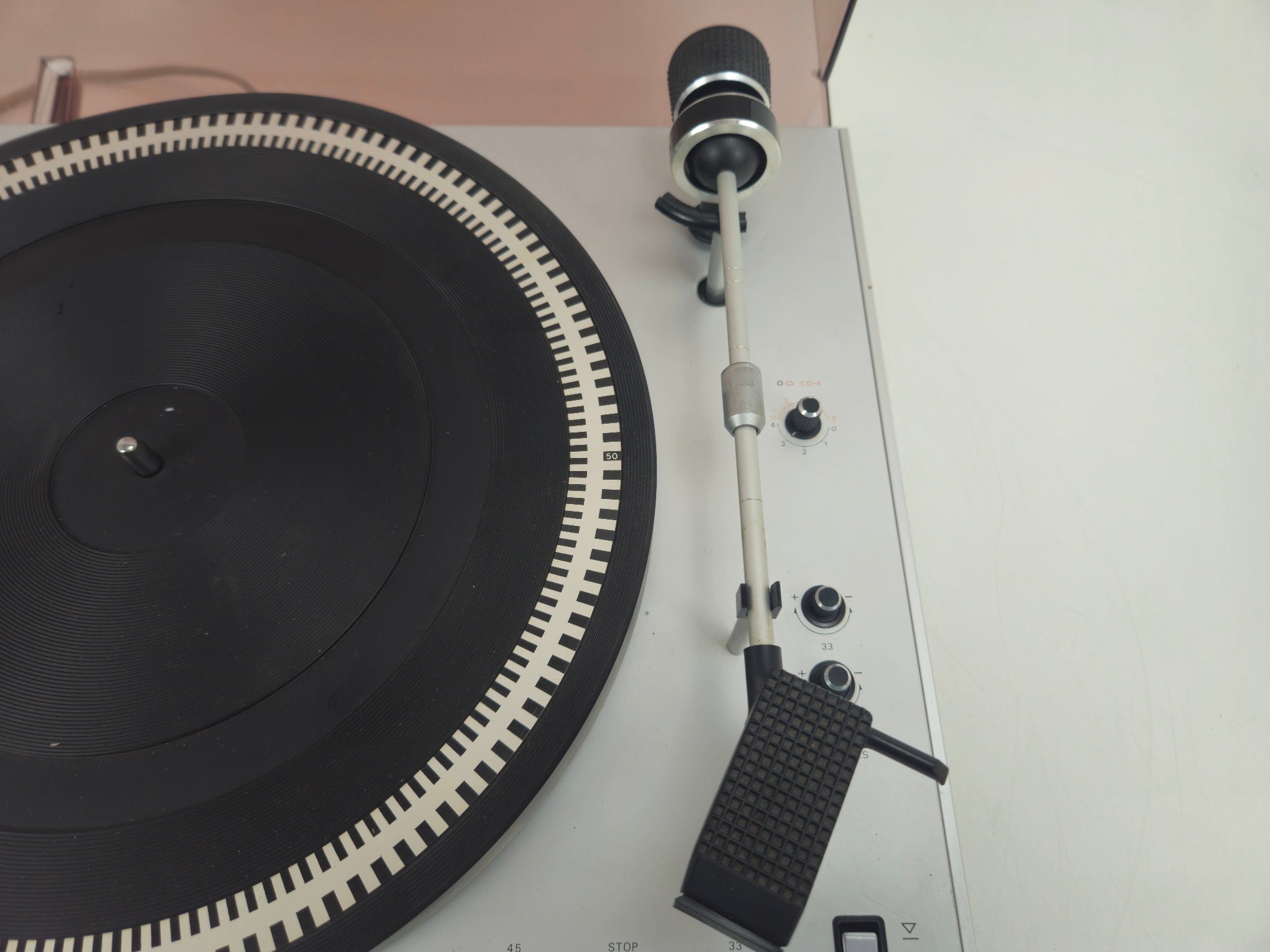 Philips - 312 Electronic - 2-Speed Belt-Drive Turntable - GP400 - New belt
