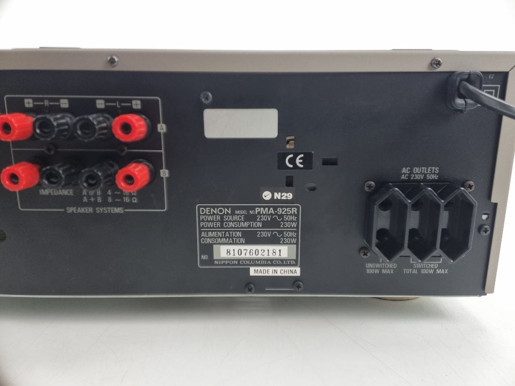 Denon PMA-925R Integrated Stereo Amplifier - With remote control - In beautiful condition