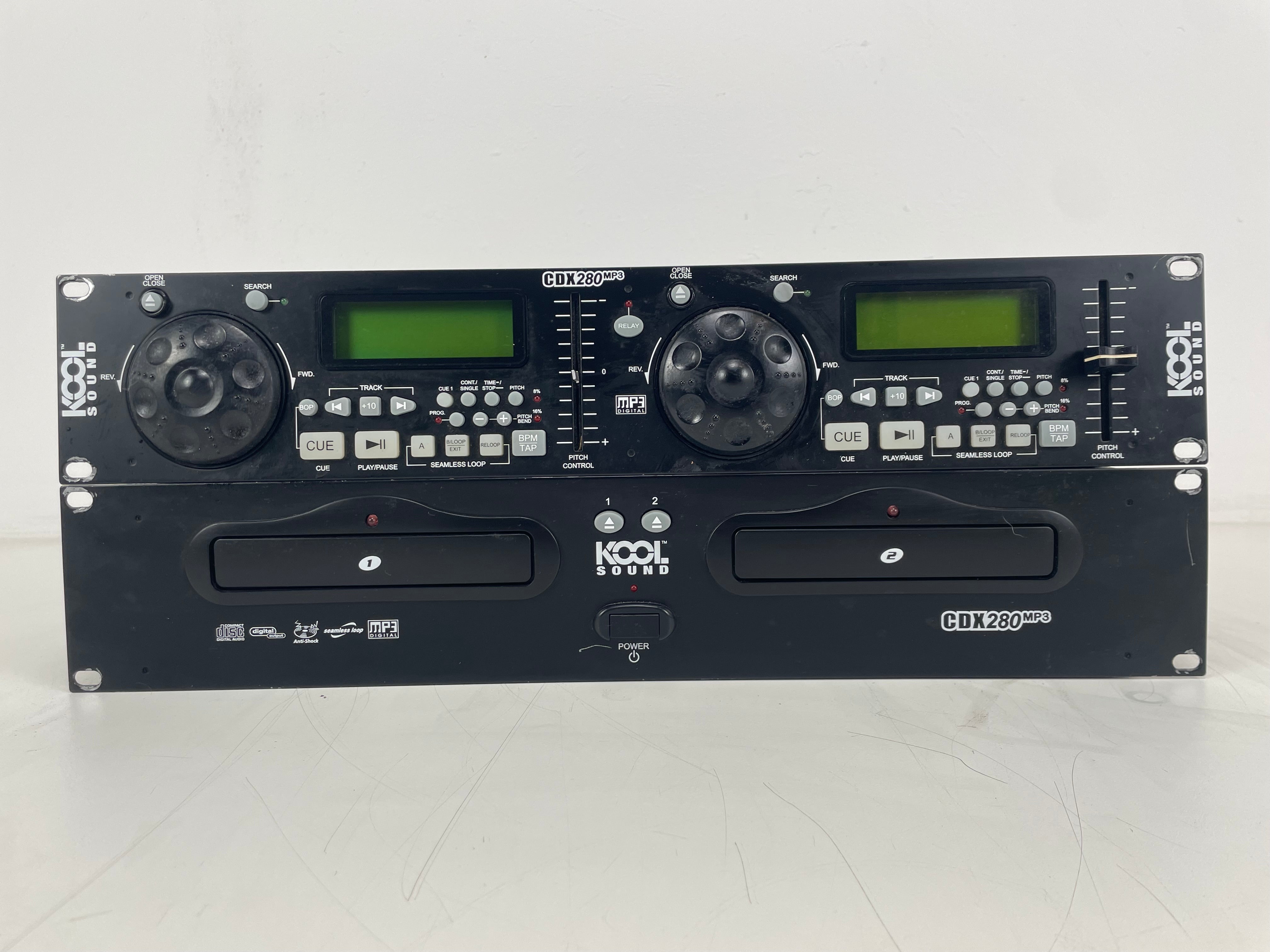 Kool Sound - CDX280mp3 - DJ Mixer - Rack-mount