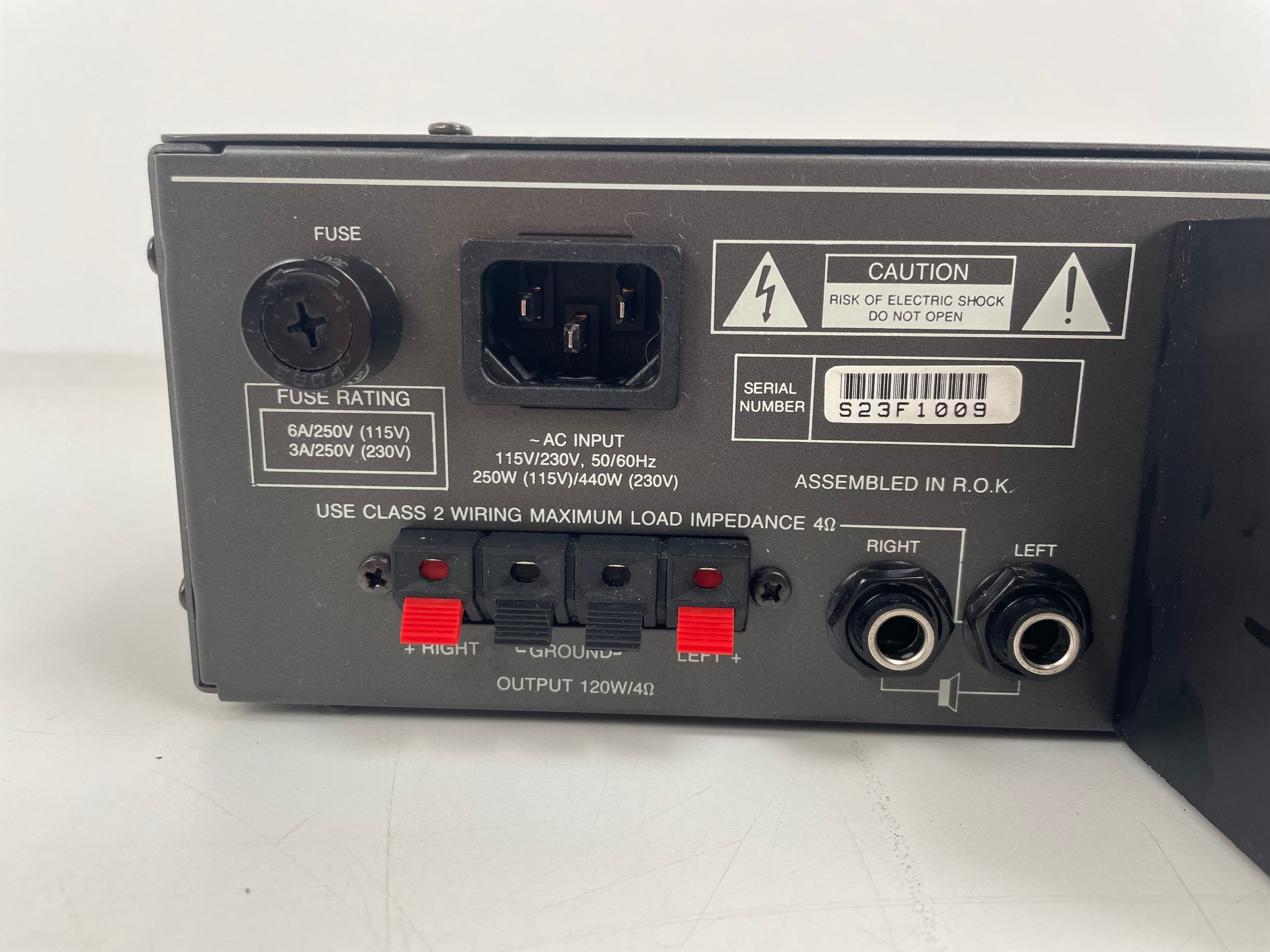 Samson - Servo 240 Studioversterker - 120 W