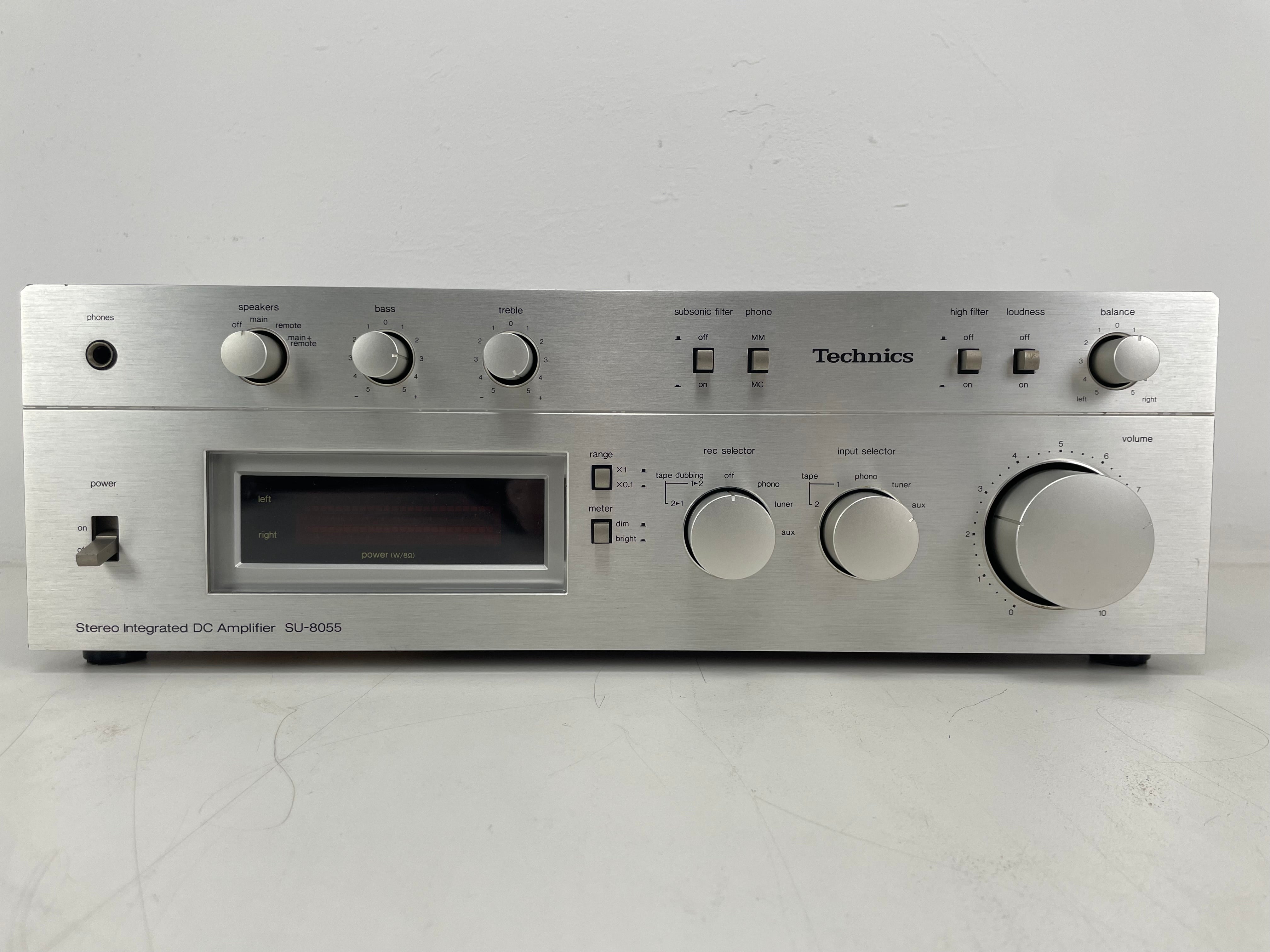 Technics - SU-8055 - Stereo Integrated Amplifier - 120V - Fully Serviced