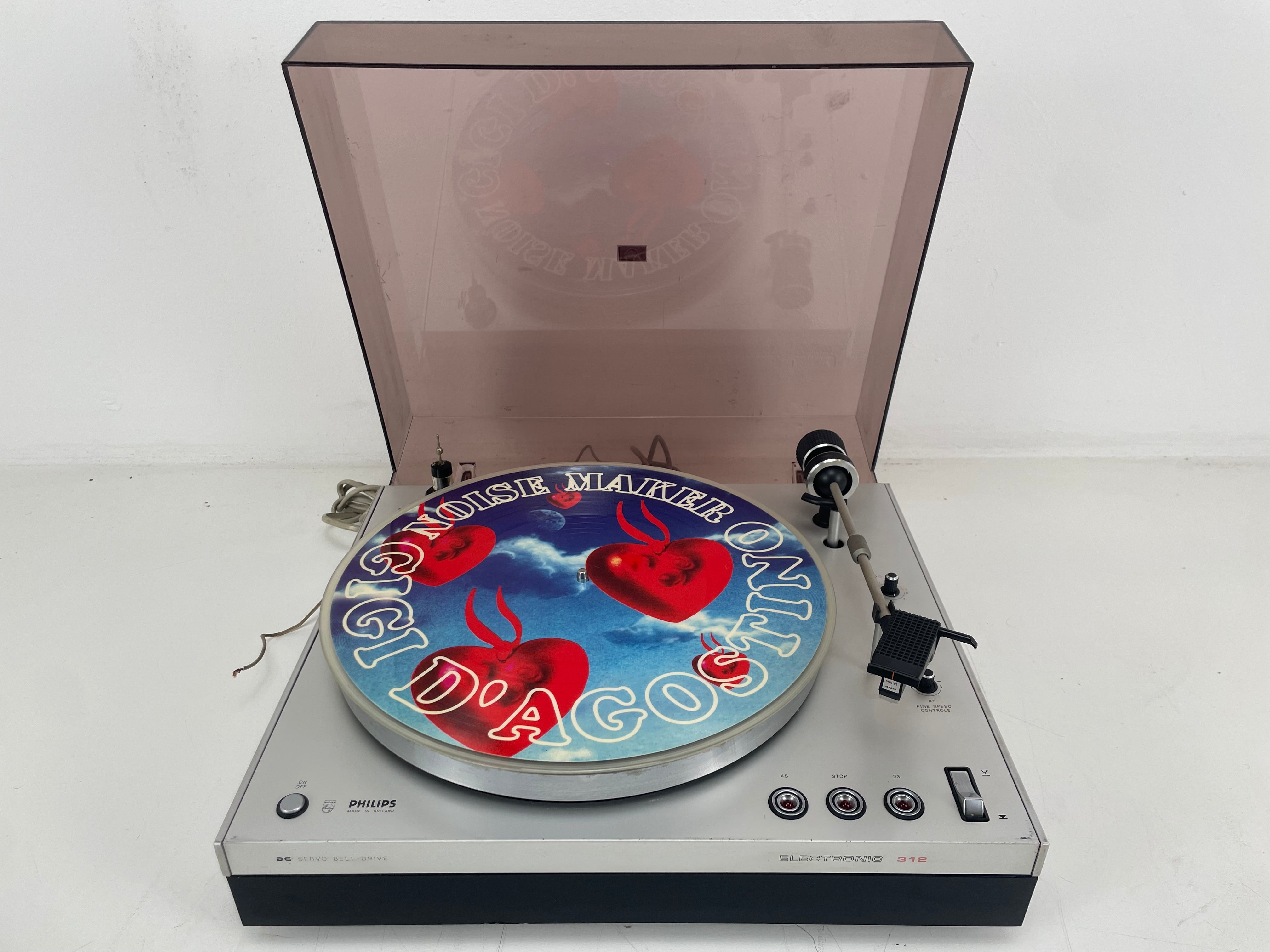 Philips - GA312 - Turntable - New Belt & Stylus GP400 - W/ Manual