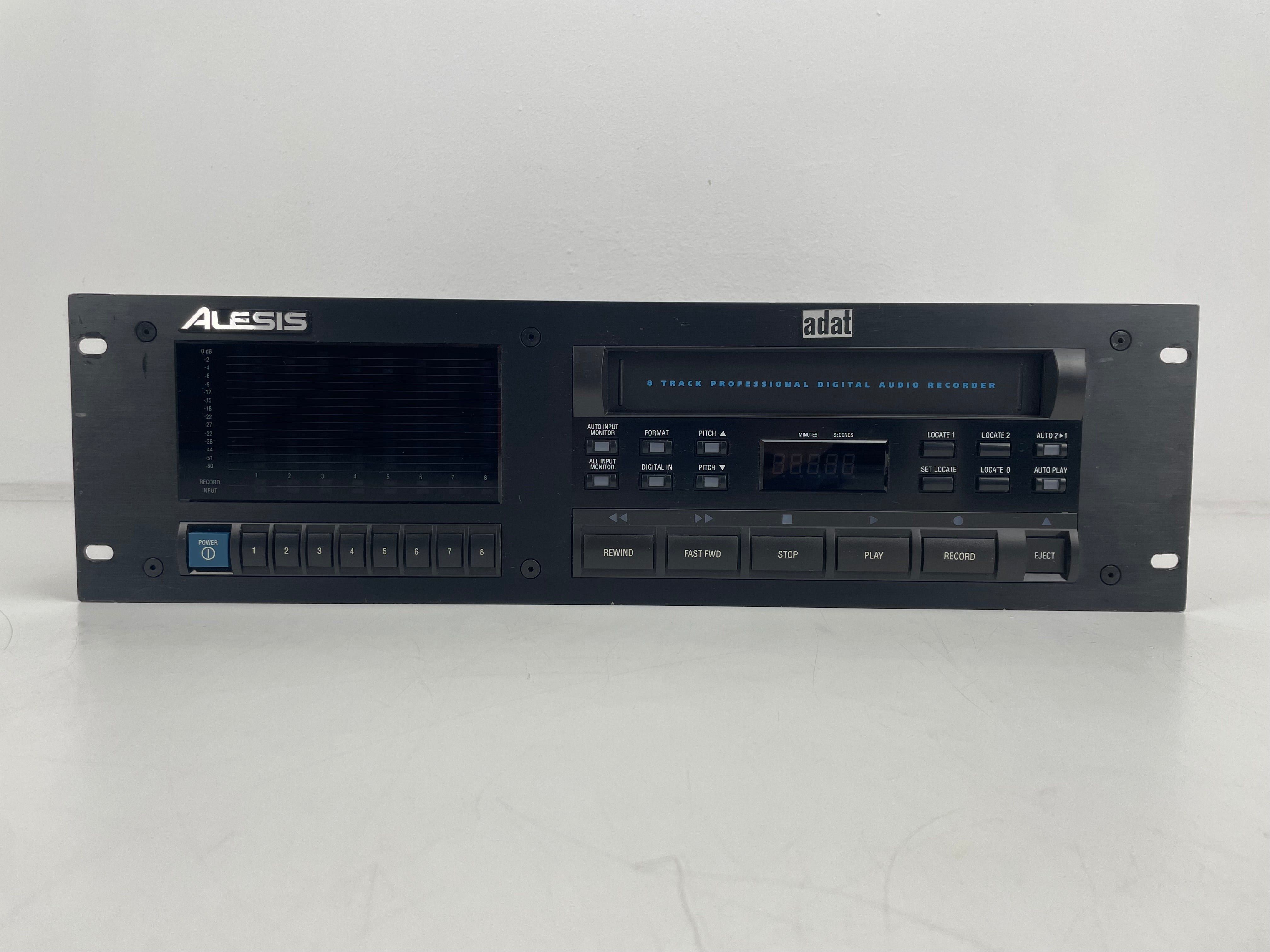 Alesis - 8 Track Professional Digital Audio Recorder - ADAT Recorder - Inc. Remote - Online As Is