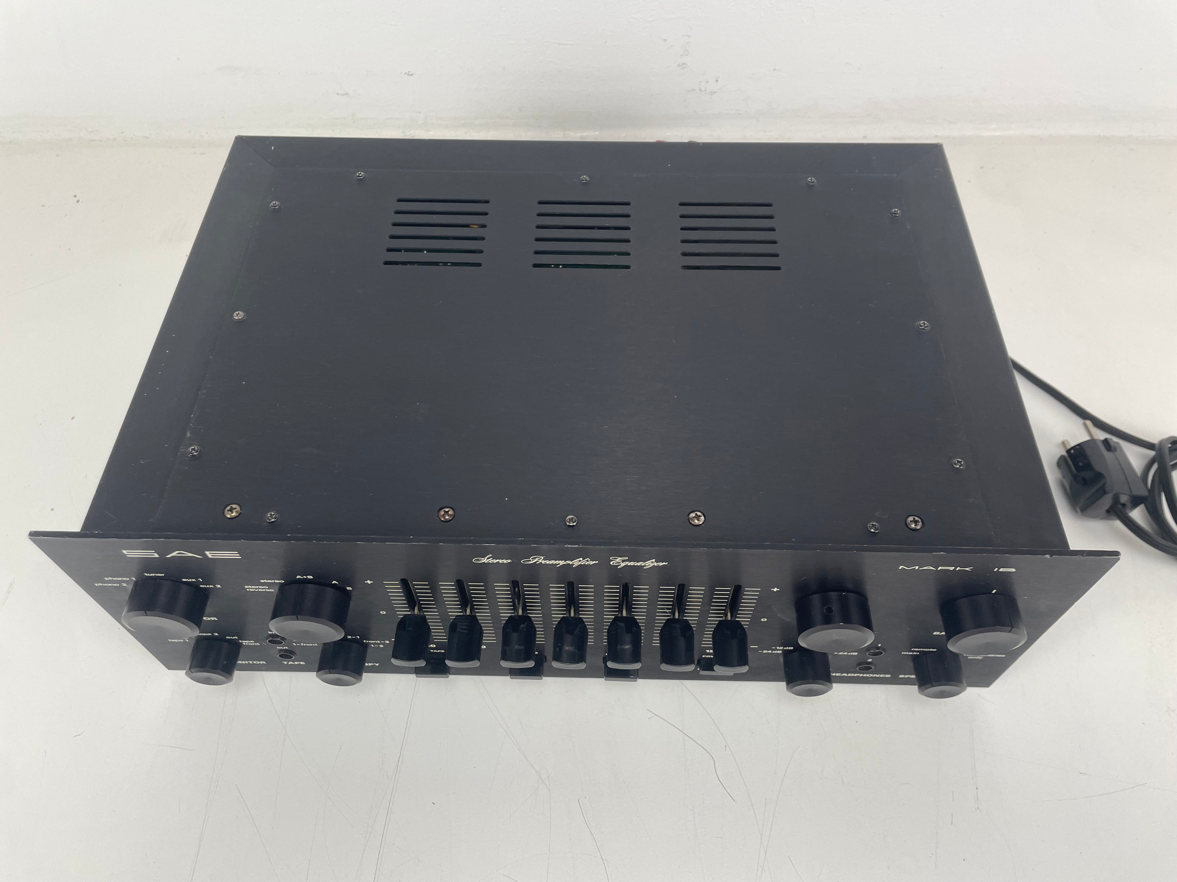 SAE - Mark 1B - Stereo Preamplifier Equalizer