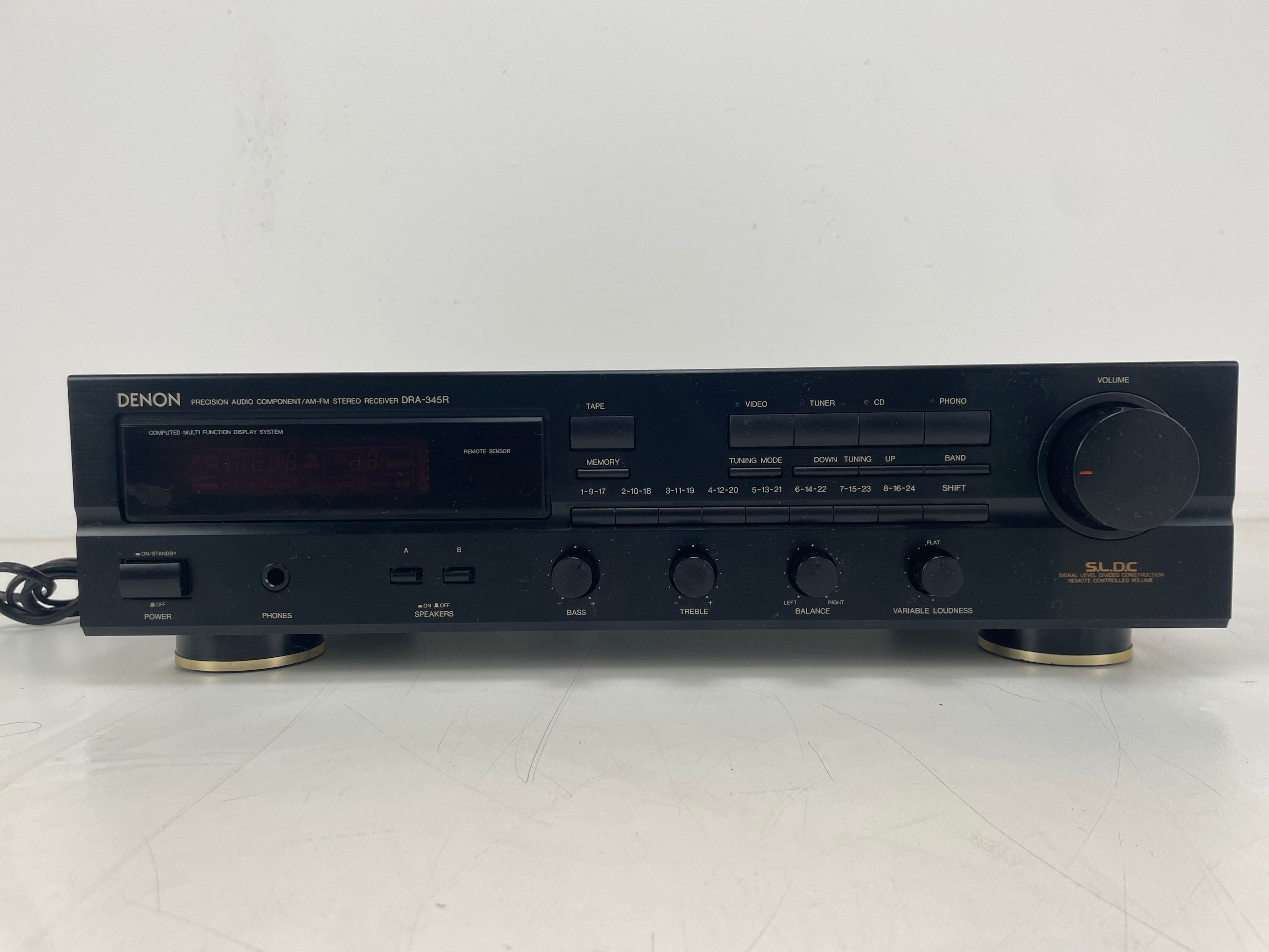 Denon - DRA-345R - AM-FM Stereo Receiver