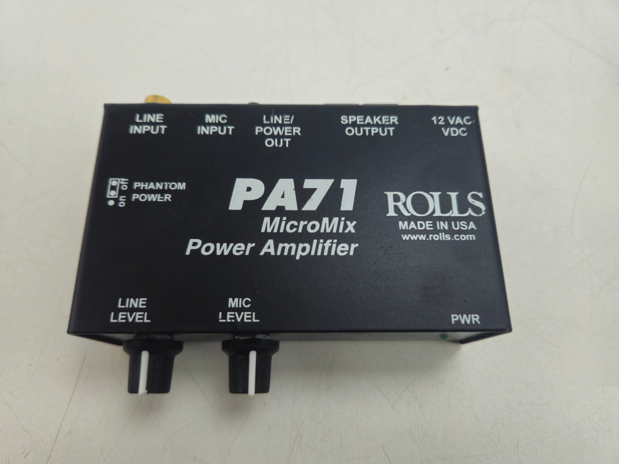 Rolls - PA71 - MicroMix Power Amplifier