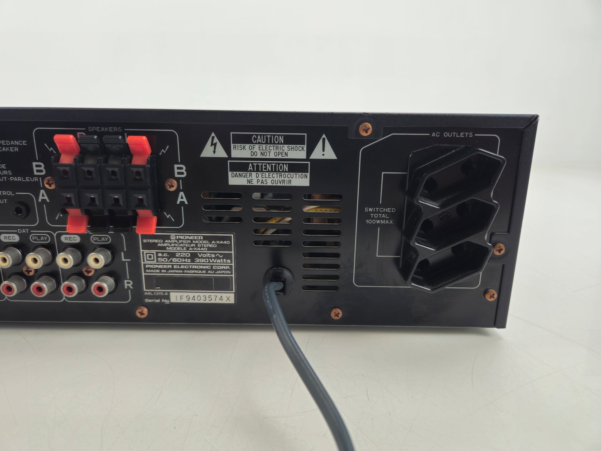 Pioneer - A-X440 - Stereo Amplifier - Serviced