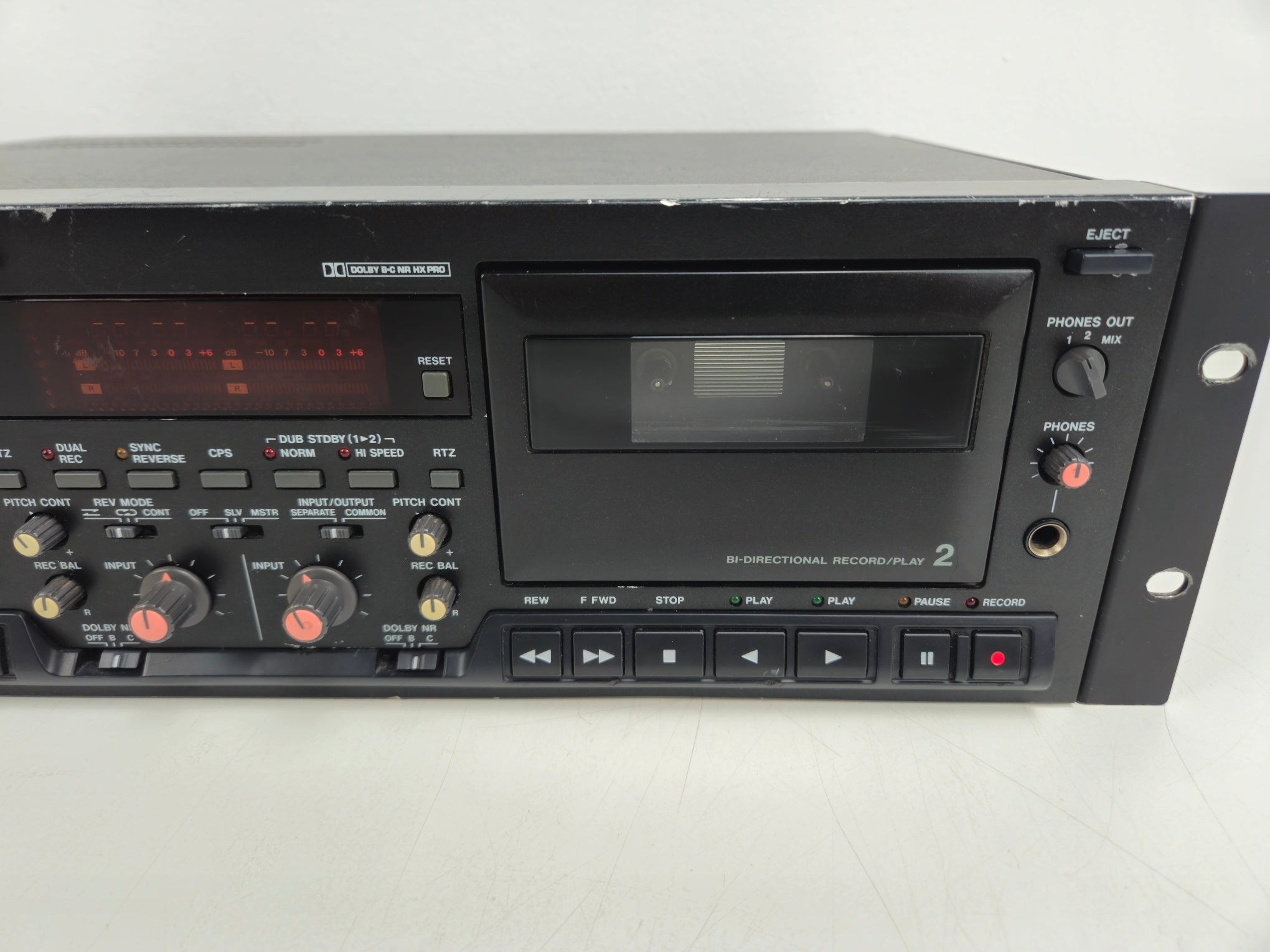 Tascam - 302 - Double Cassette Deck - New belts - 19'' fame