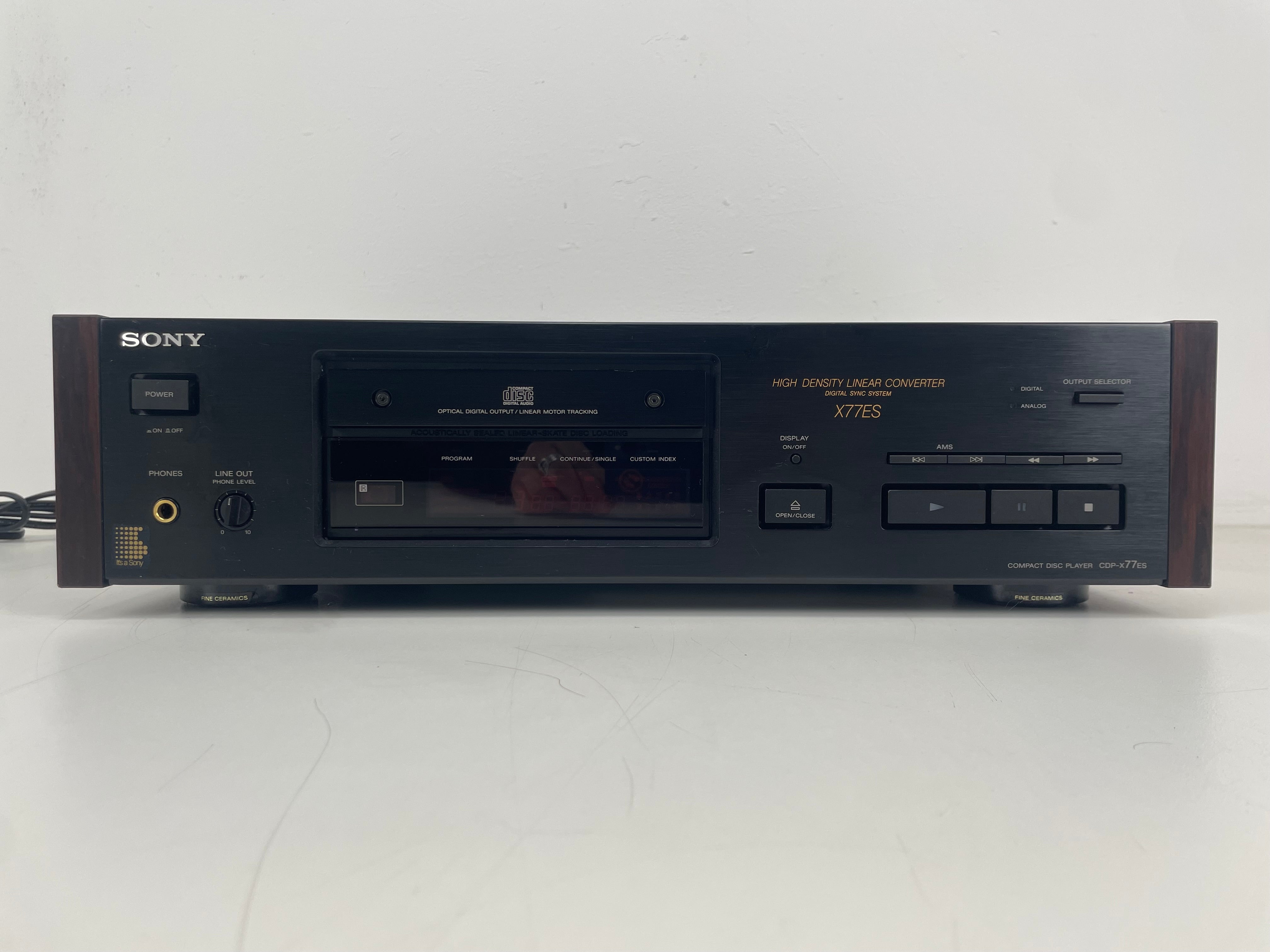 Sony - CDP-X77ES - CD Player - ES-Series - With Remote
