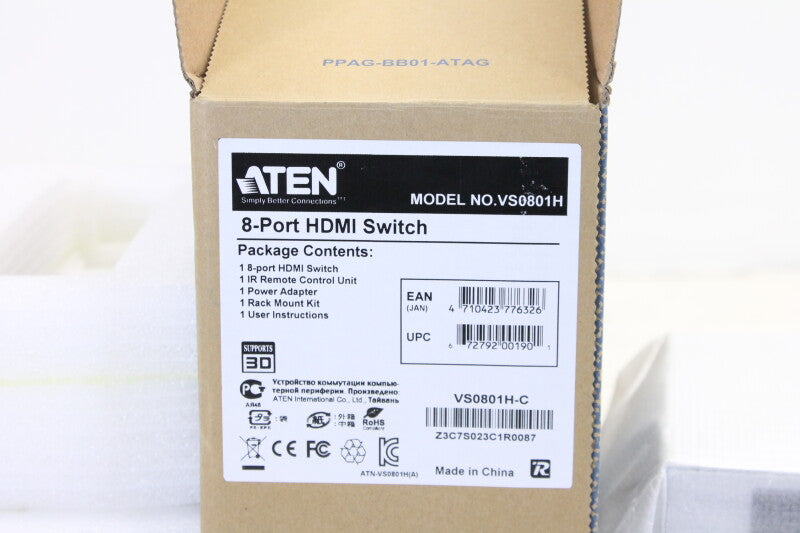 Aten 8-port HDMI Switch VS0801H 1920x1080 /w remote NEW