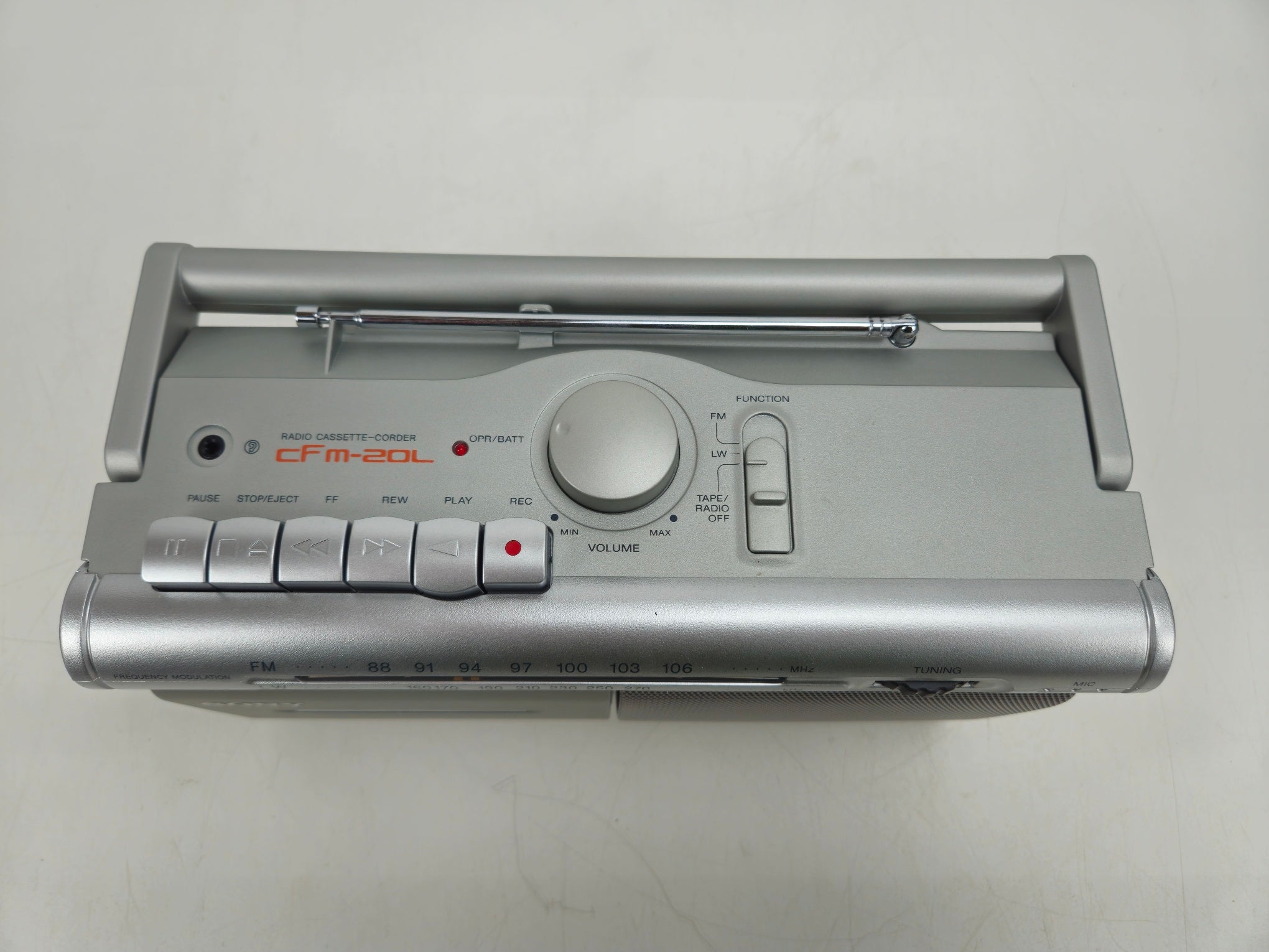 Sony - CFM-20L - Radio Cassette recorder - As New