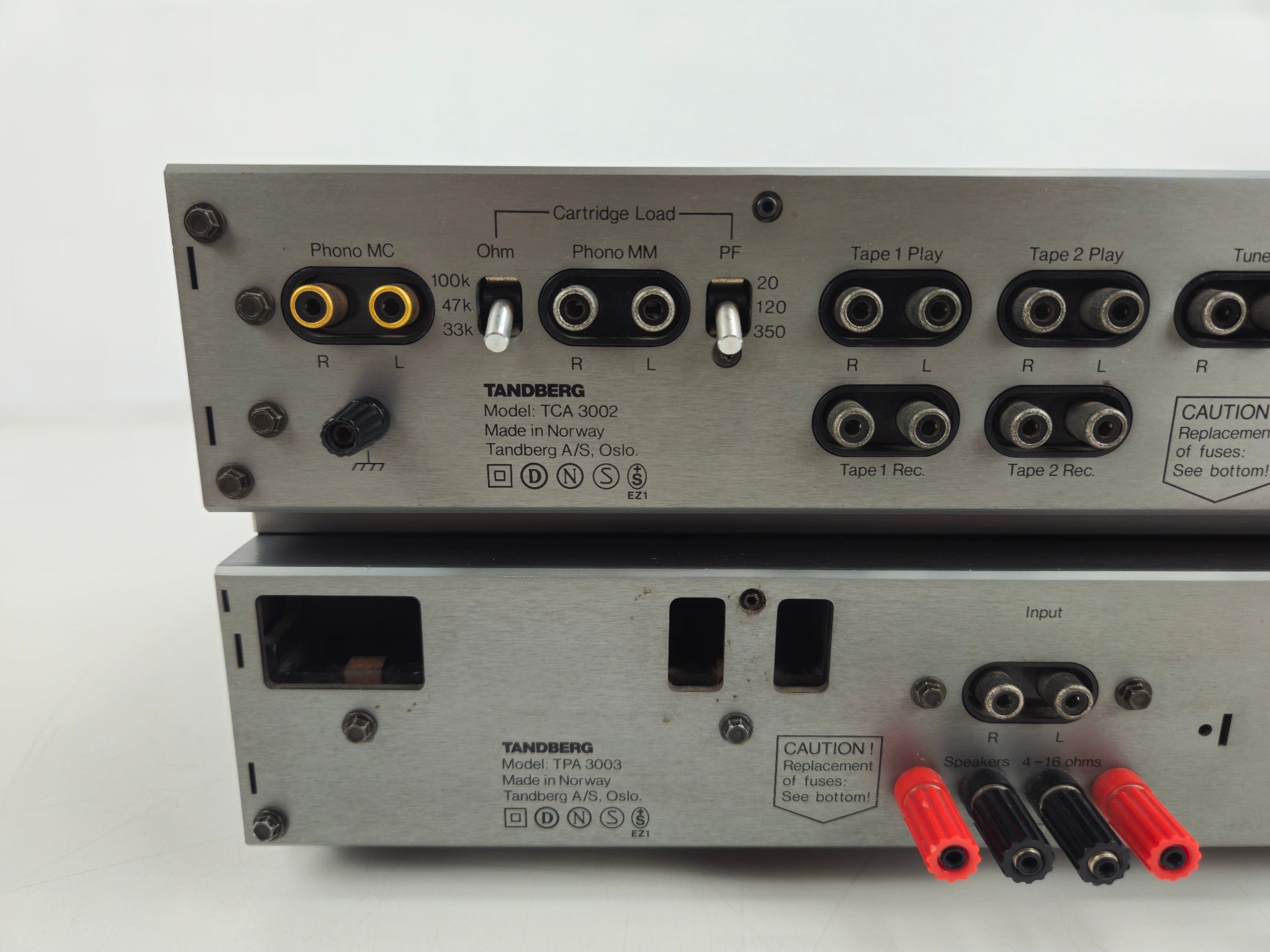 Tandberg - 3002 Control Amplifier - 3003 Power Amplifier - Set - Fully Serviced