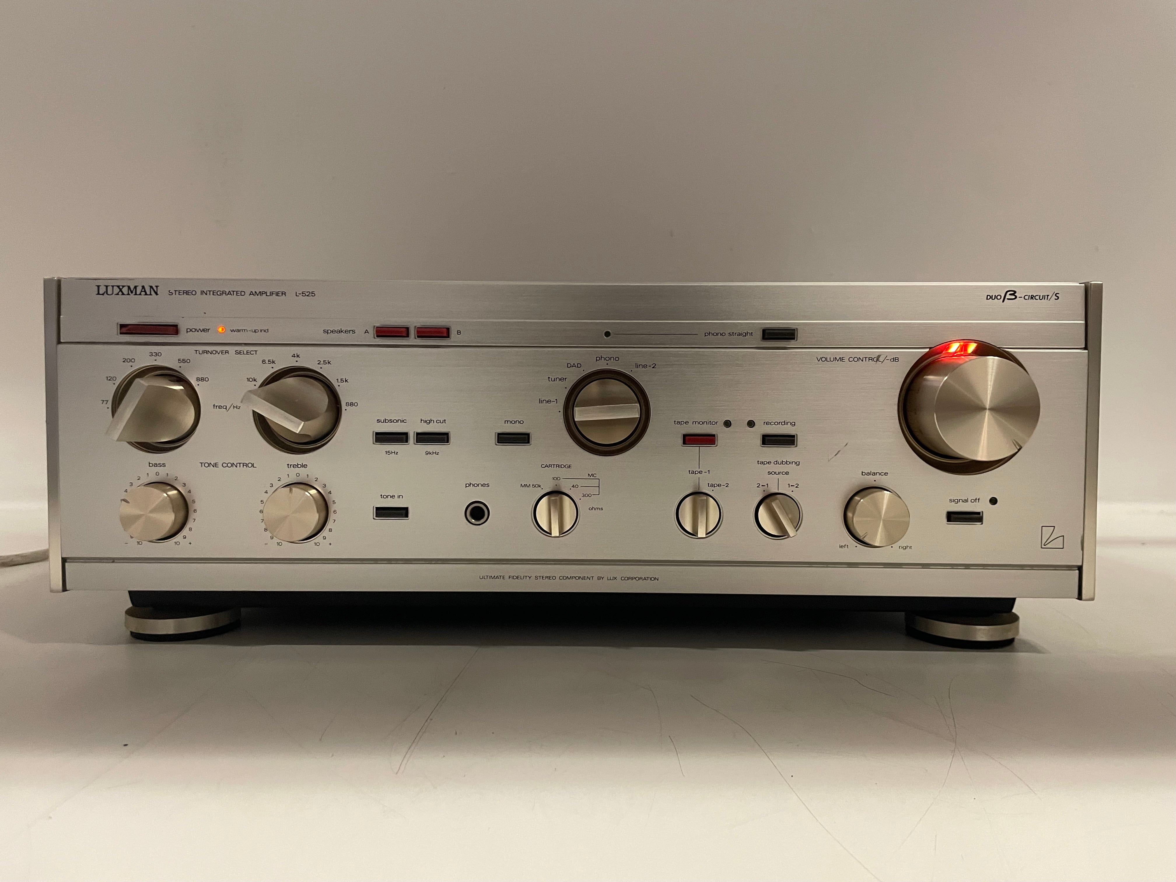 Luxman - L-525 - Integrated Stereo Amplifier - Fully Serviced