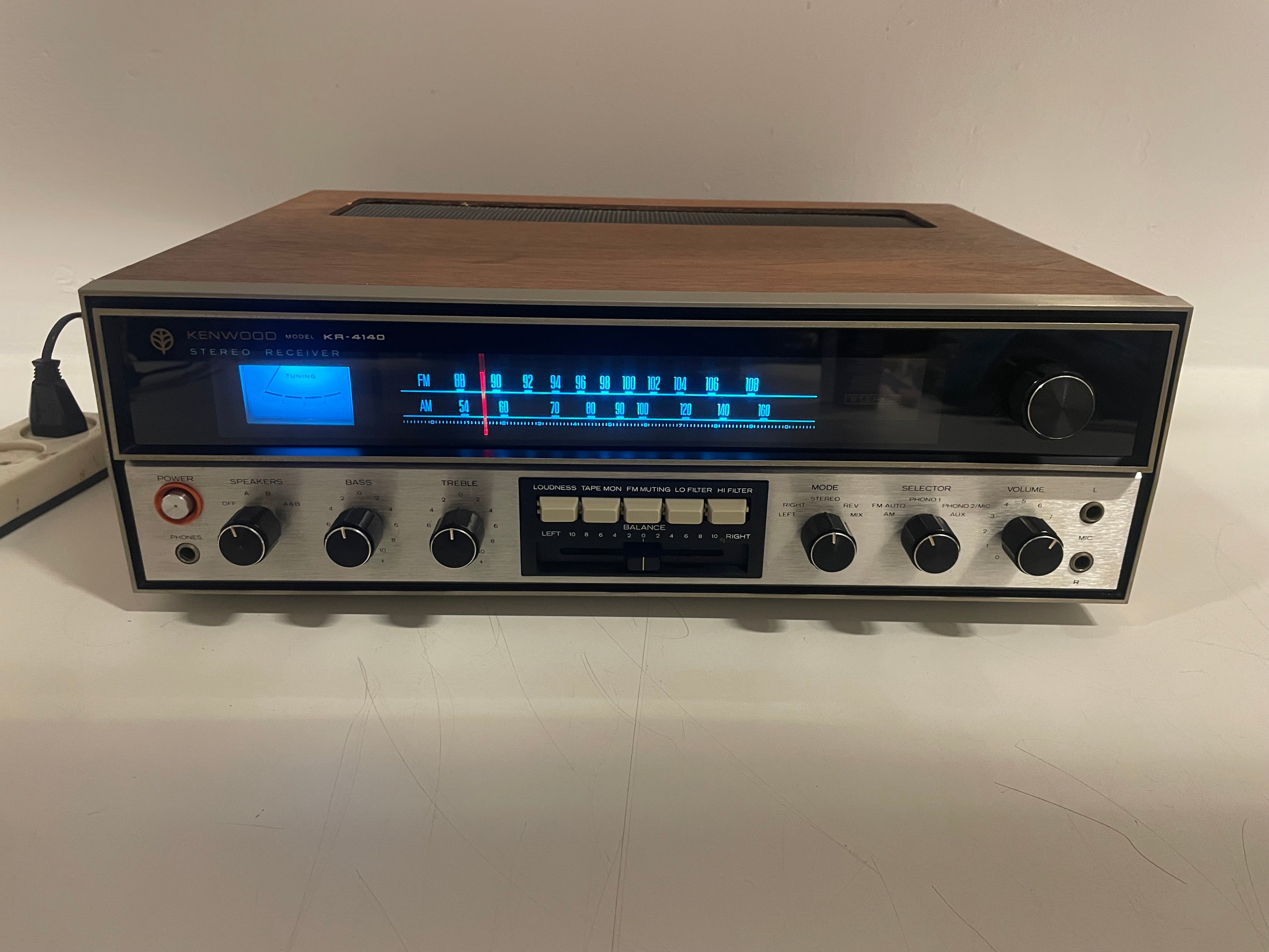 Kenwood - KR4140 - Stereo Receiver - Serviced (LED Installed/Recapped)