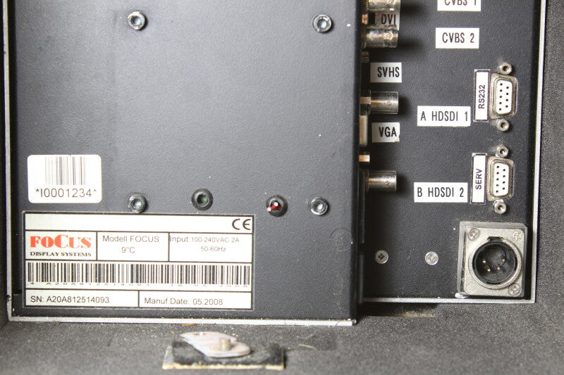 Focus LCDs 9" LCD screen in Flightcase (No.1)