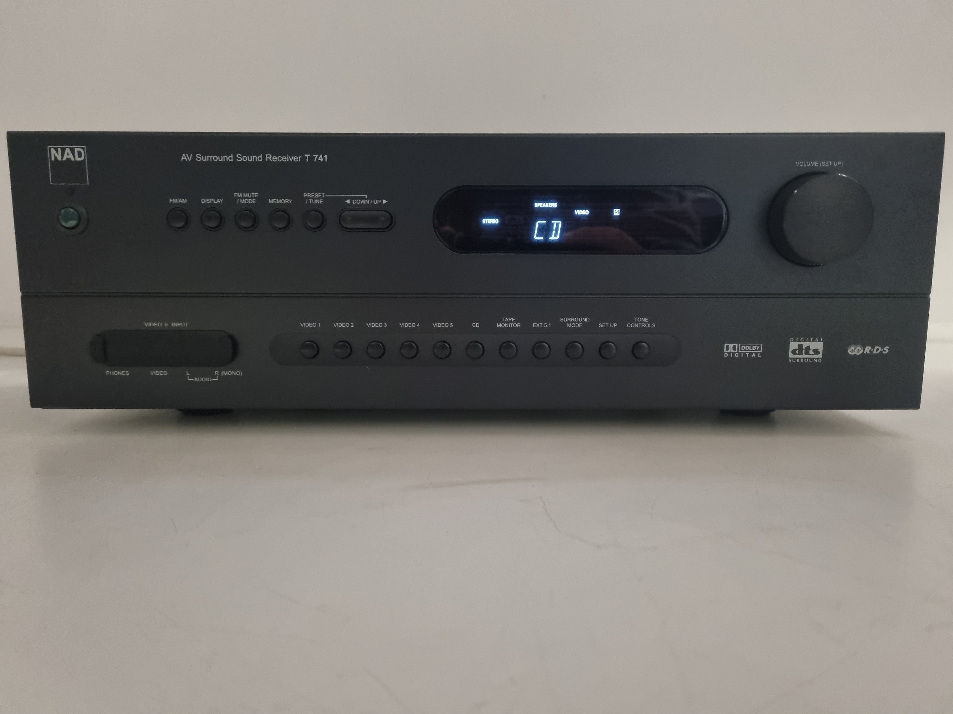 NAD - T741 - Surround Sound Receiver - With Manual
