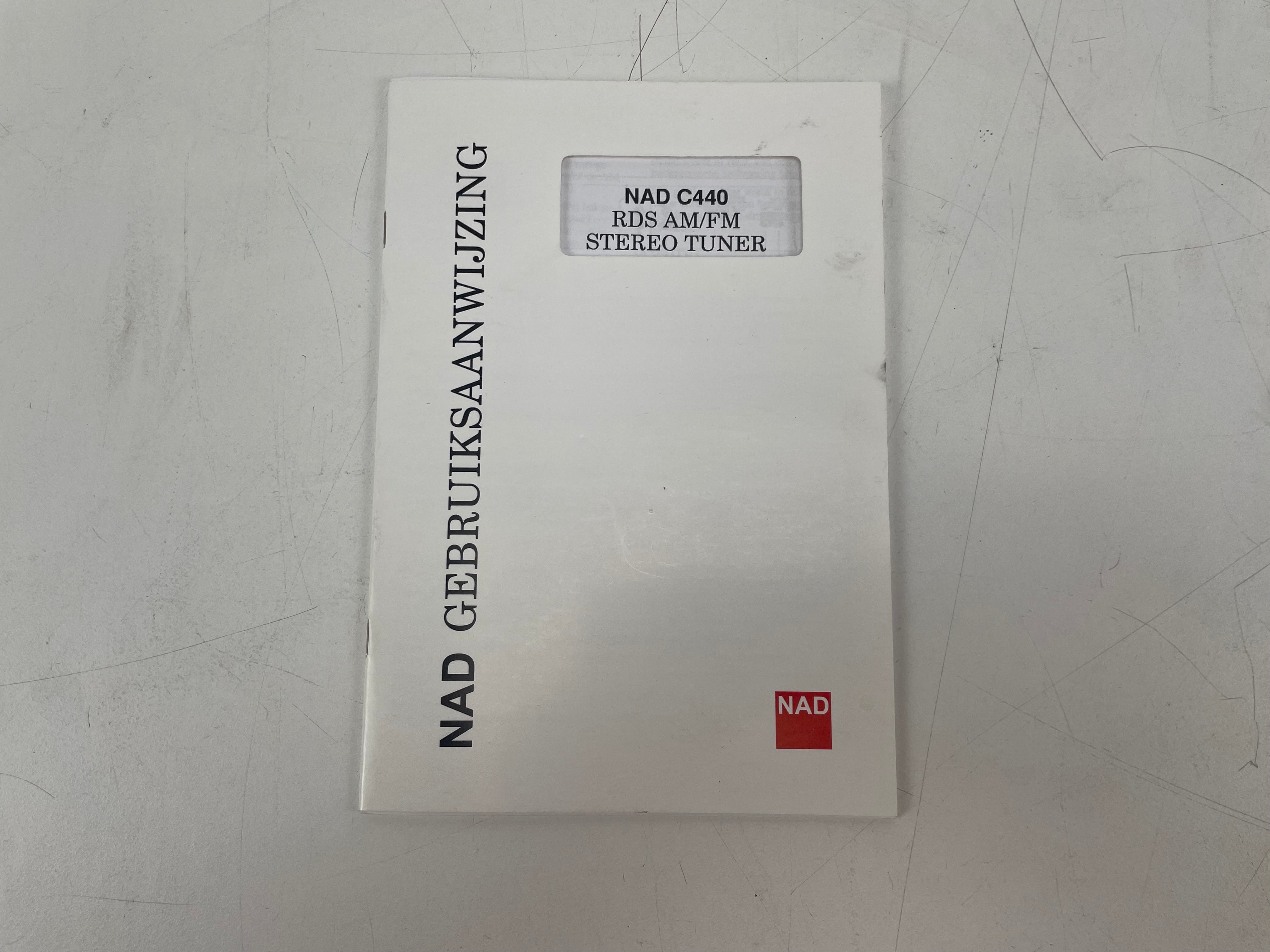 NAD - C440 - RDS Stereo Tuner - Inc. Manual
