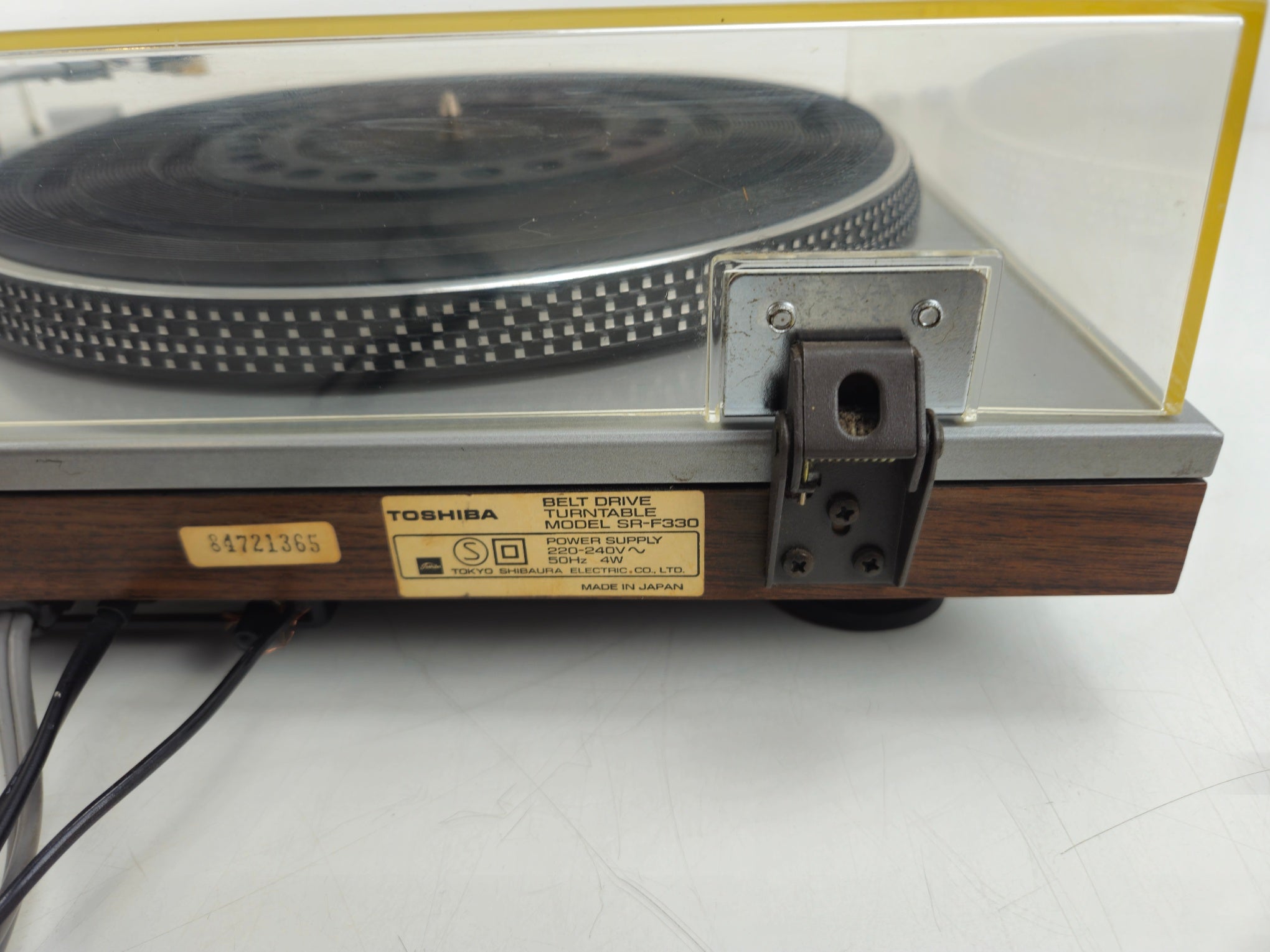 Toshiba - SR-F330 - Fully Automatic Turntable