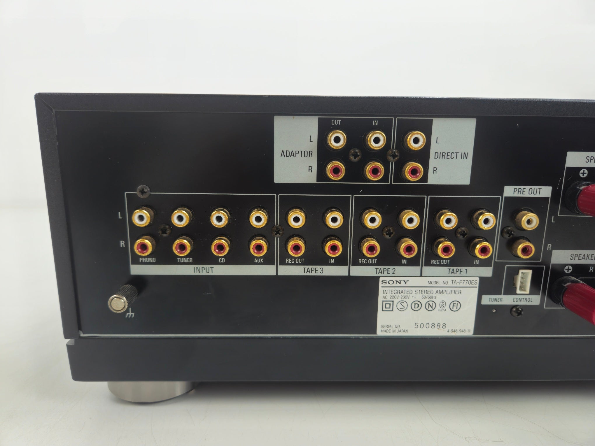 Sony - F770ES - Stereo Amplifier - ES-Series