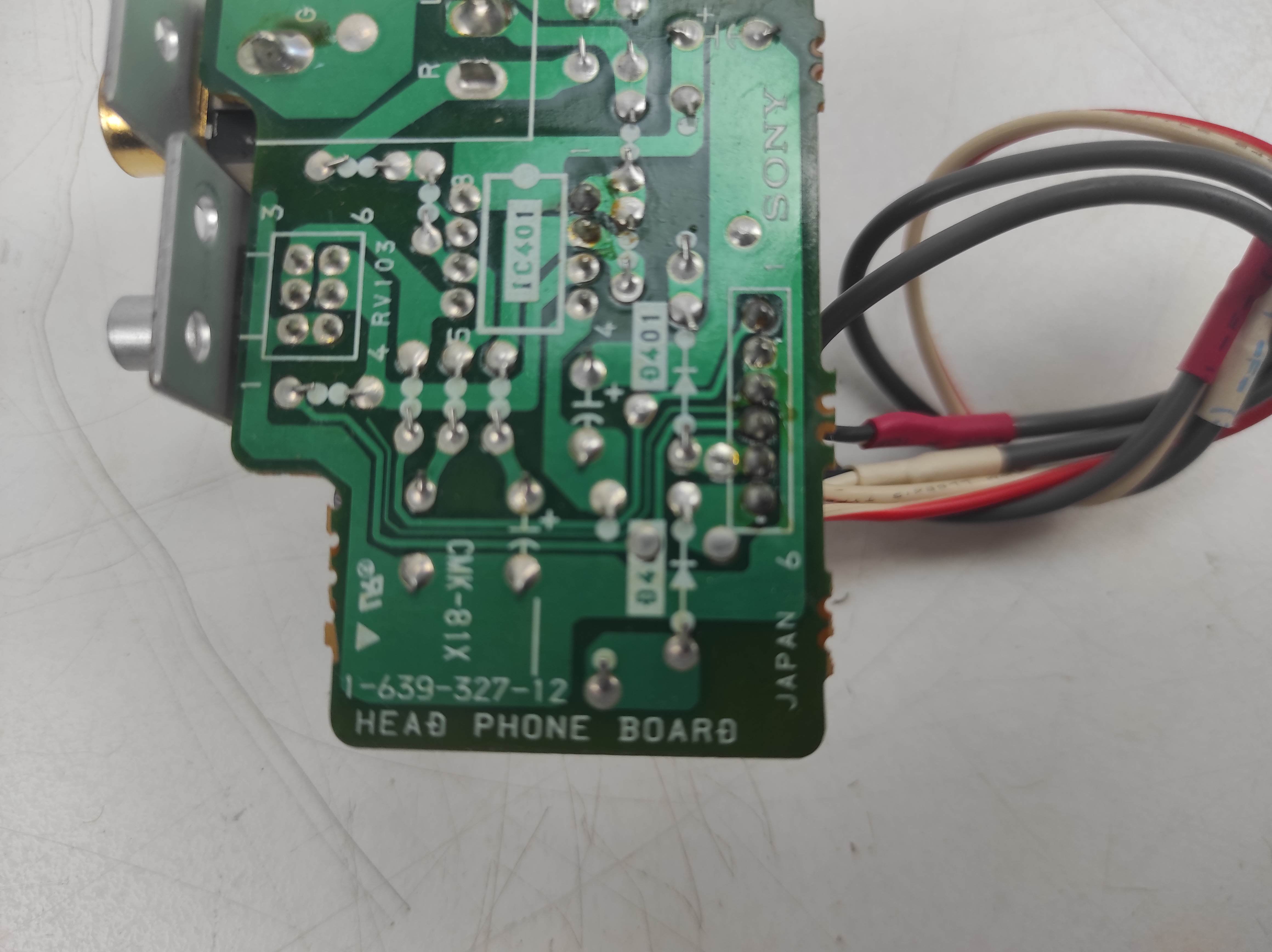 SONY DTC-670 DAT recorder HEADPHONES PCB working