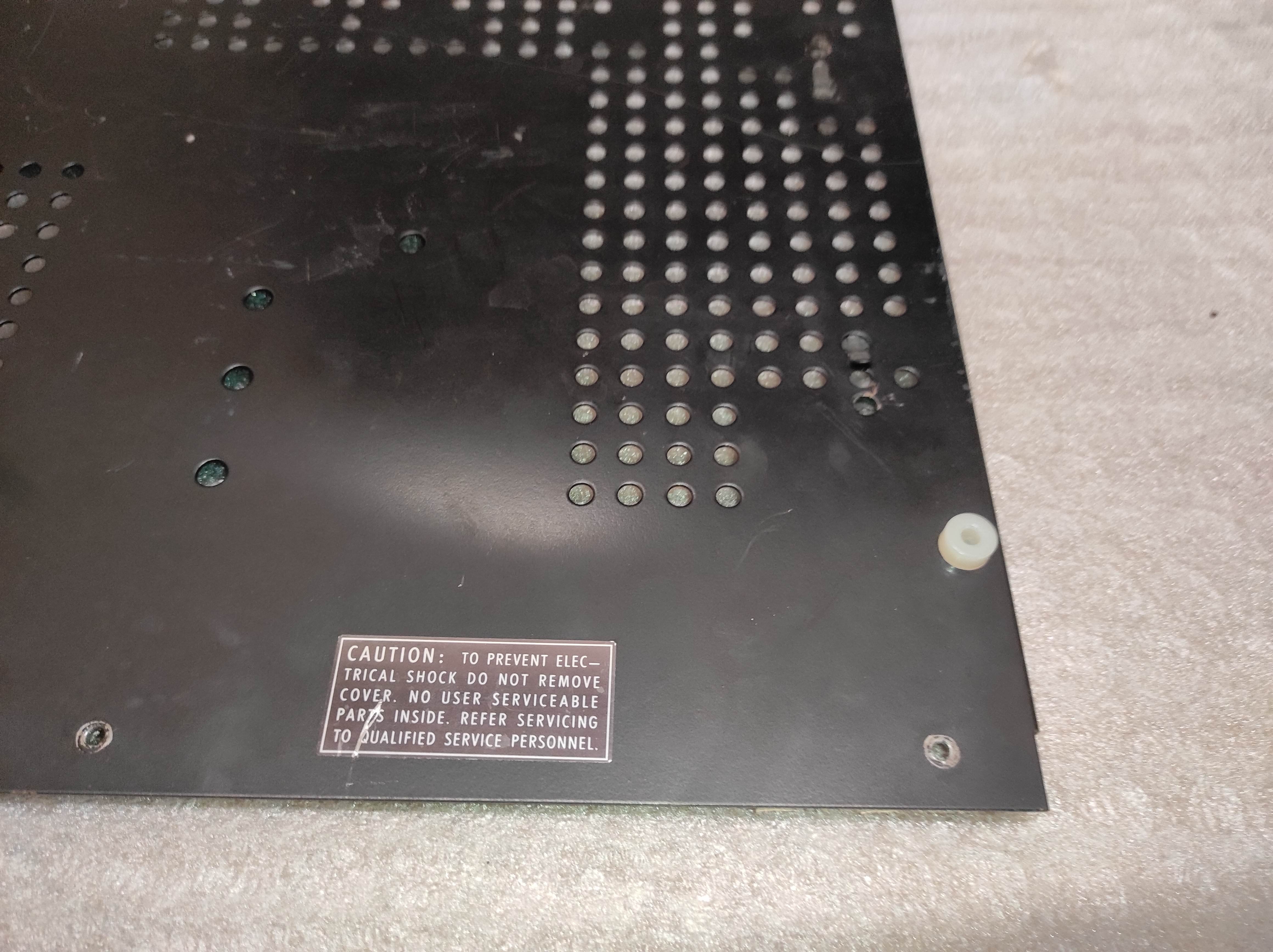 McIntosh 1900 vintage receiver bottom cover