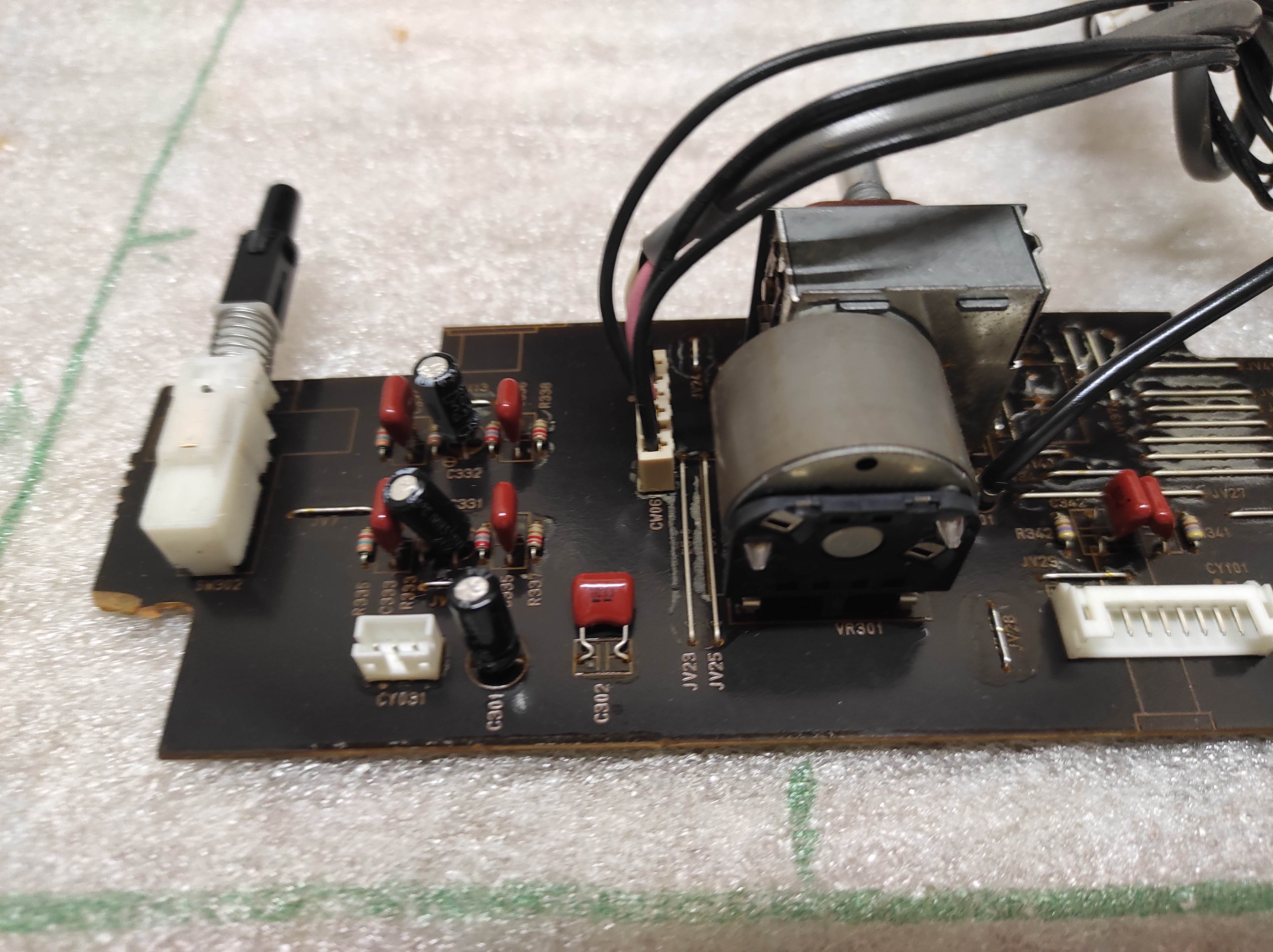 Denon - PMA-1500R VOLUME LOUDNESS SOUND DIRECT switch regulator PCB