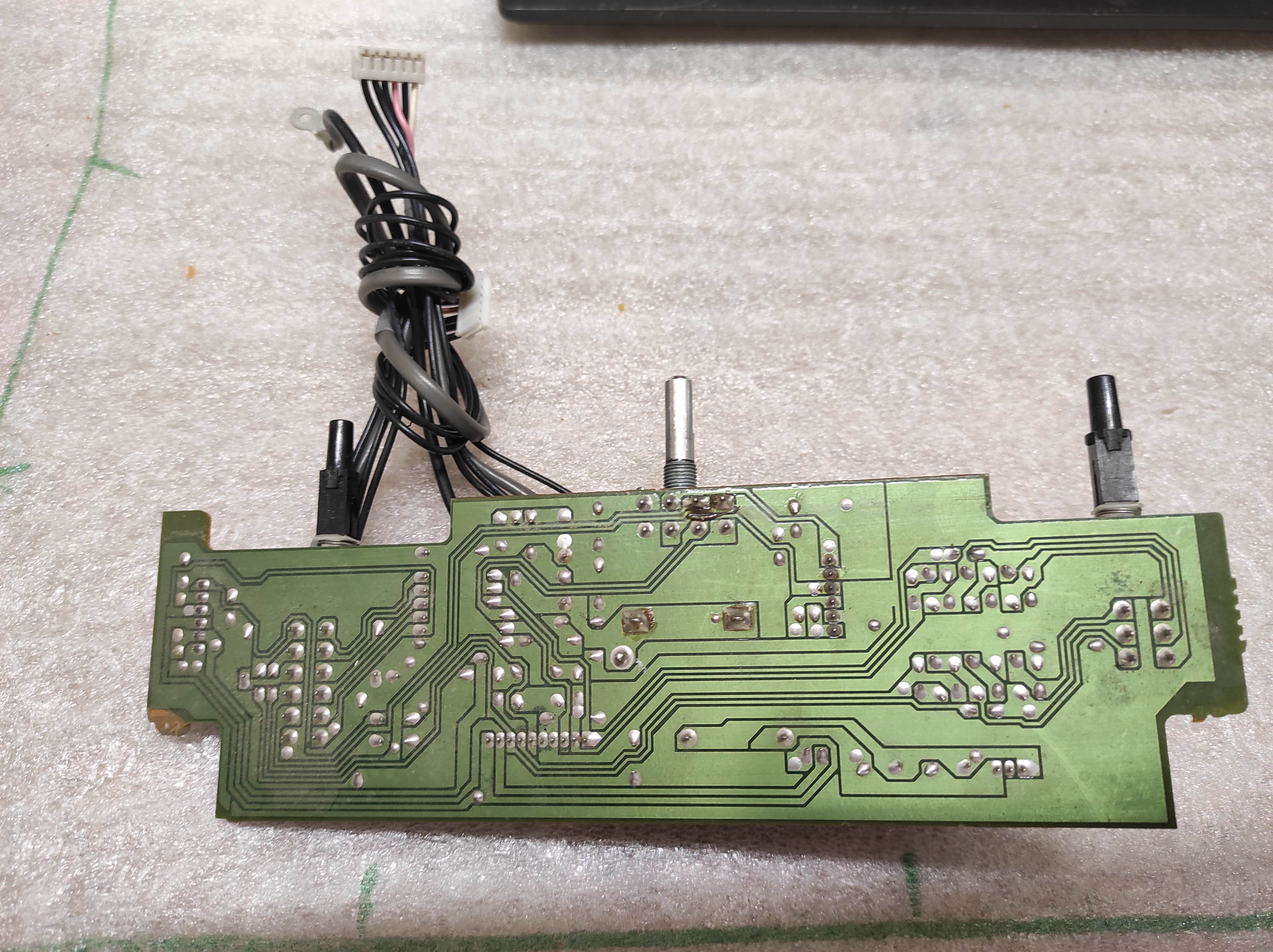 Denon - PMA-1500R VOLUME LOUDNESS SOUND DIRECT switch regulator PCB