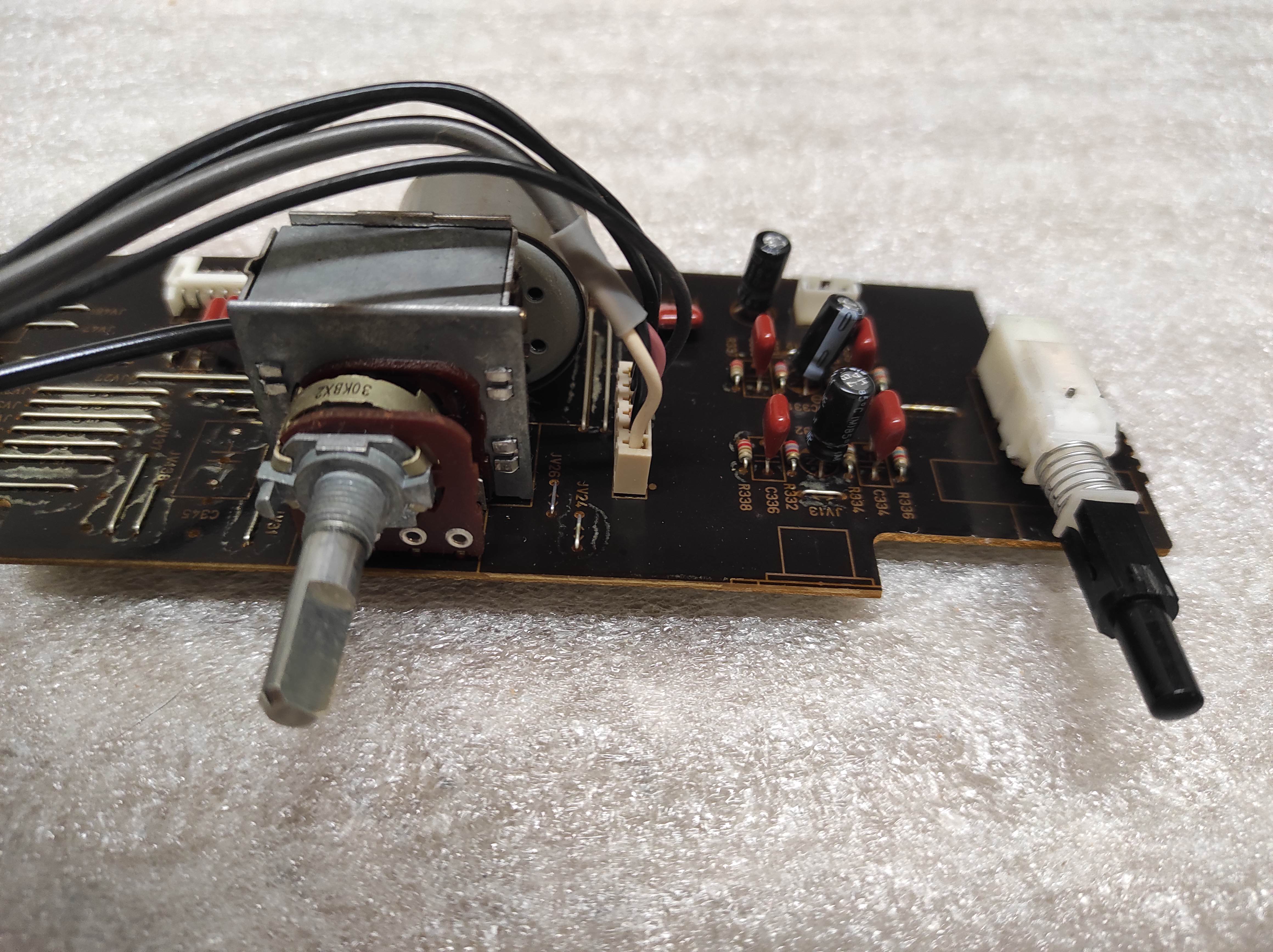 Denon - PMA-1500R VOLUME LOUDNESS SOUND DIRECT switch regulator PCB