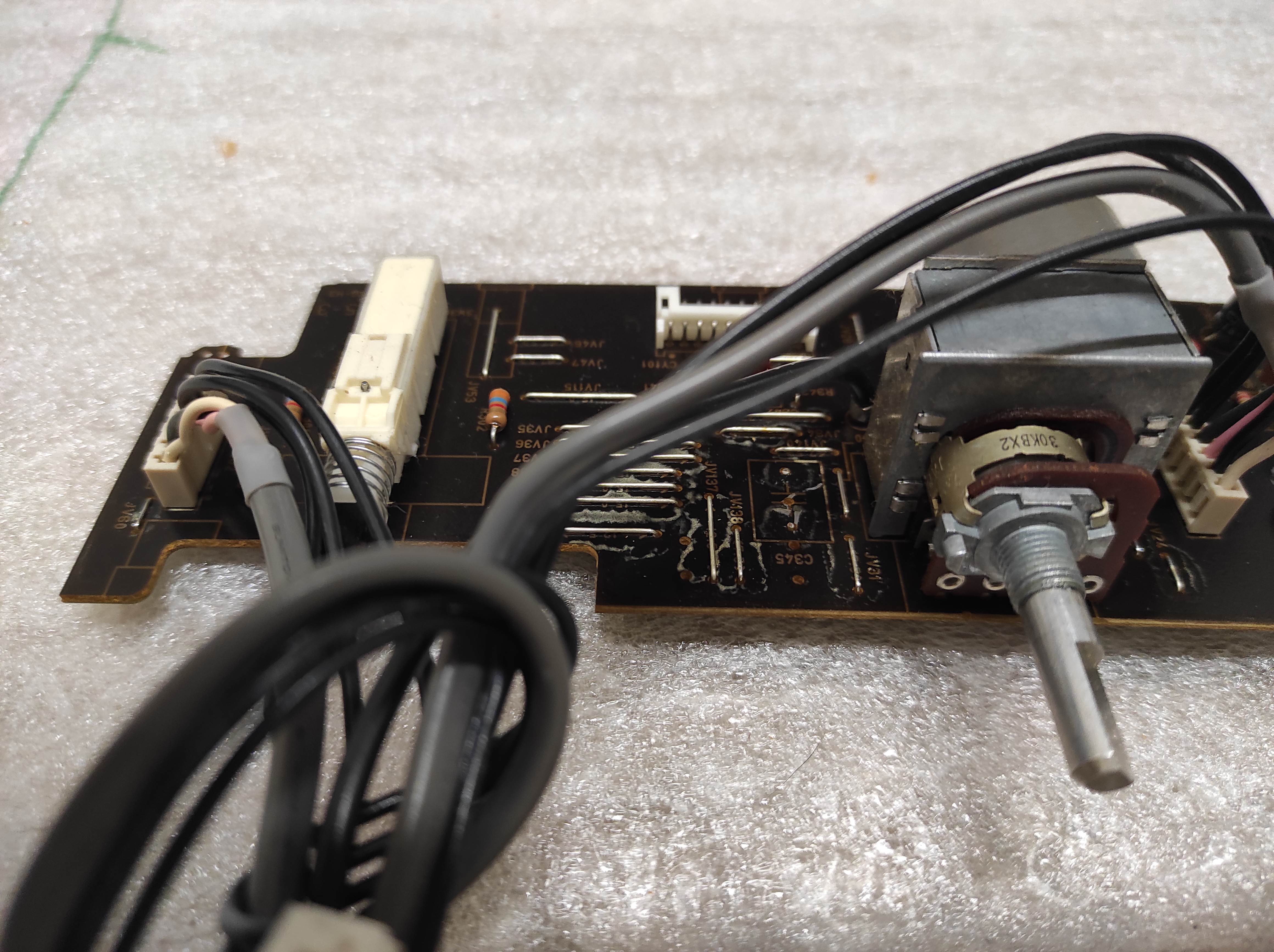 Denon - PMA-1500R VOLUME LOUDNESS SOUND DIRECT switch regulator PCB