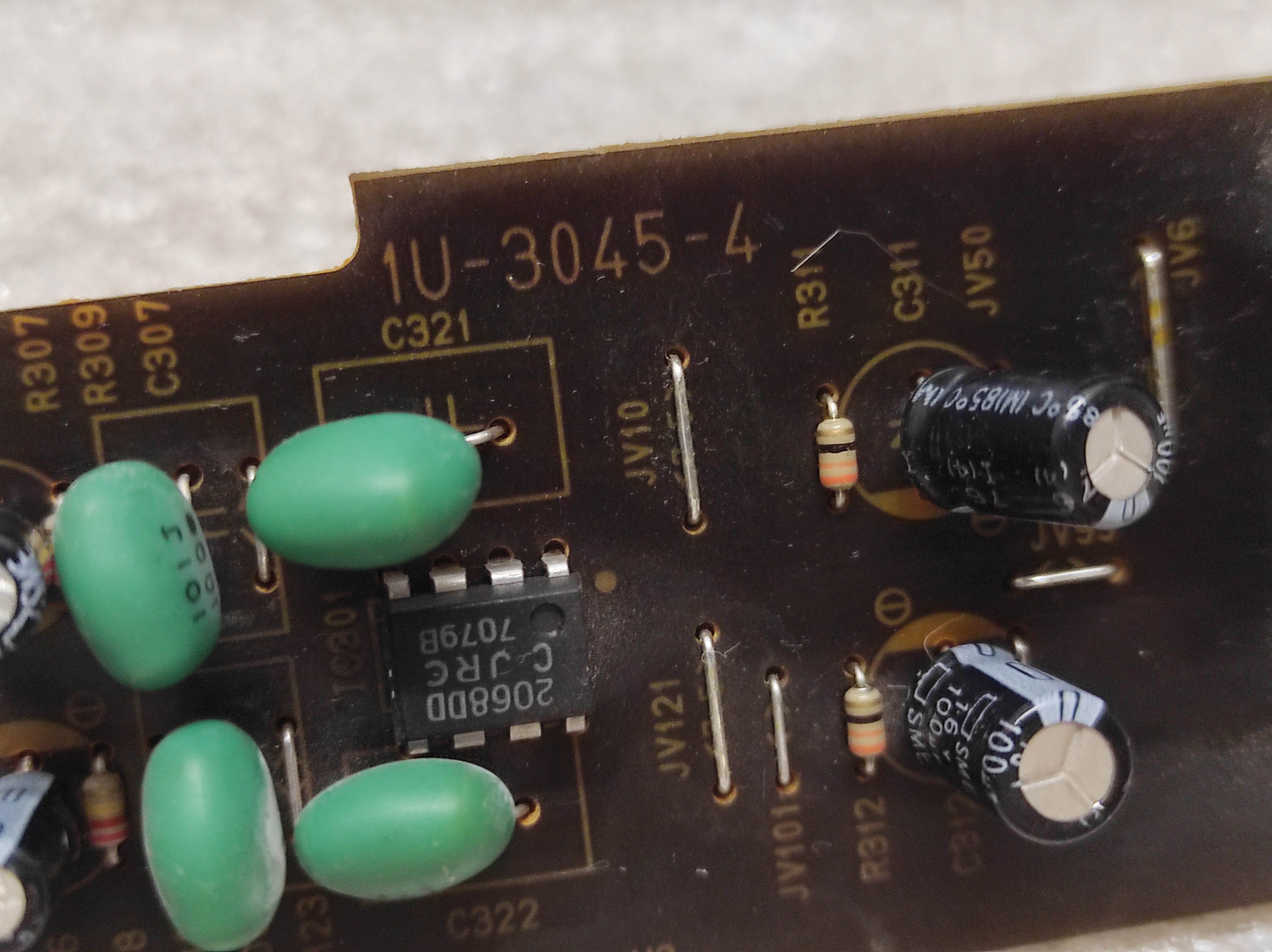 Denon - PMA-1500R BASS TREBLE BALANCE regulators PCB