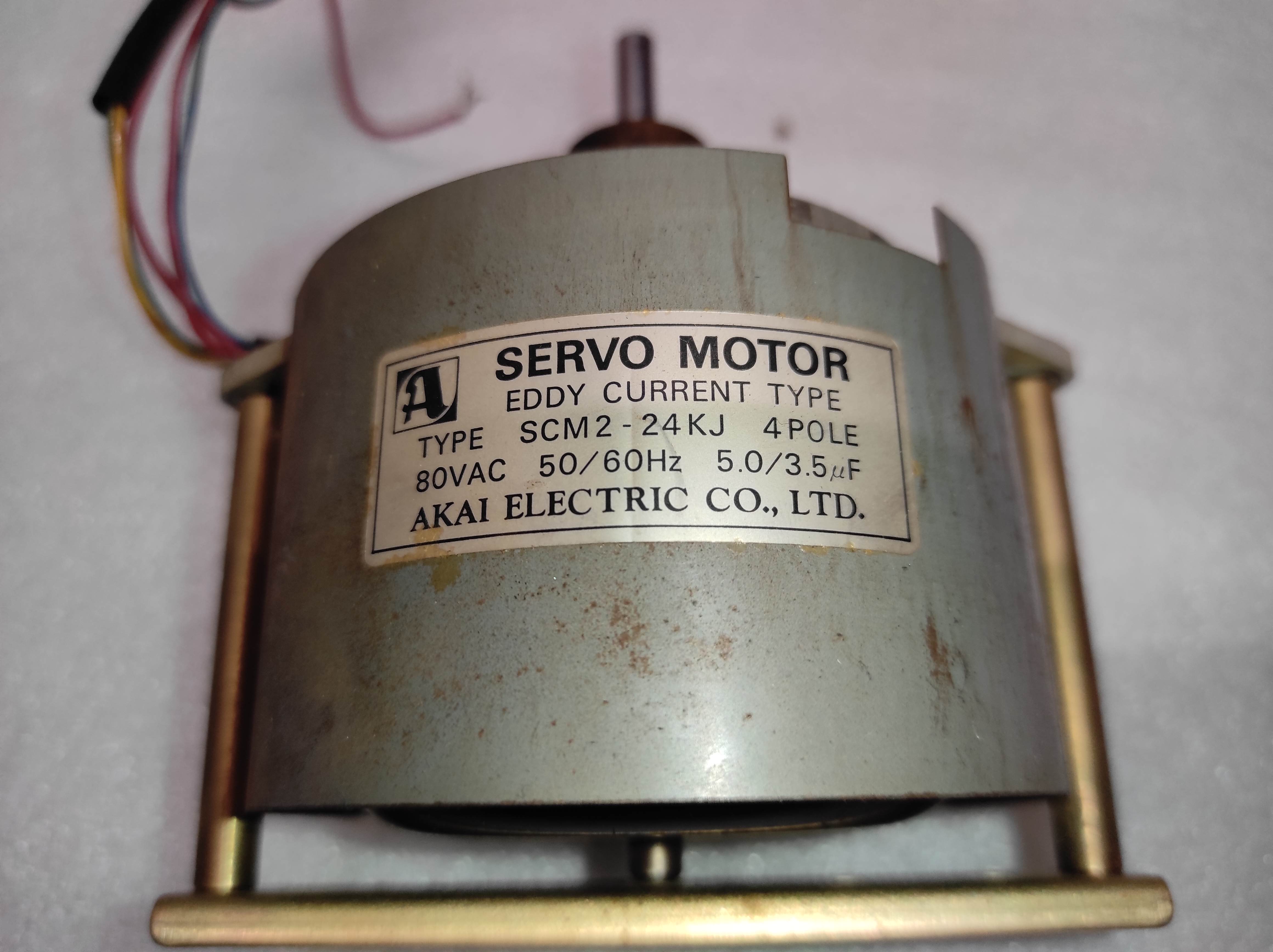 AKAI GX-230 SCM2-24KJ capstan motor working