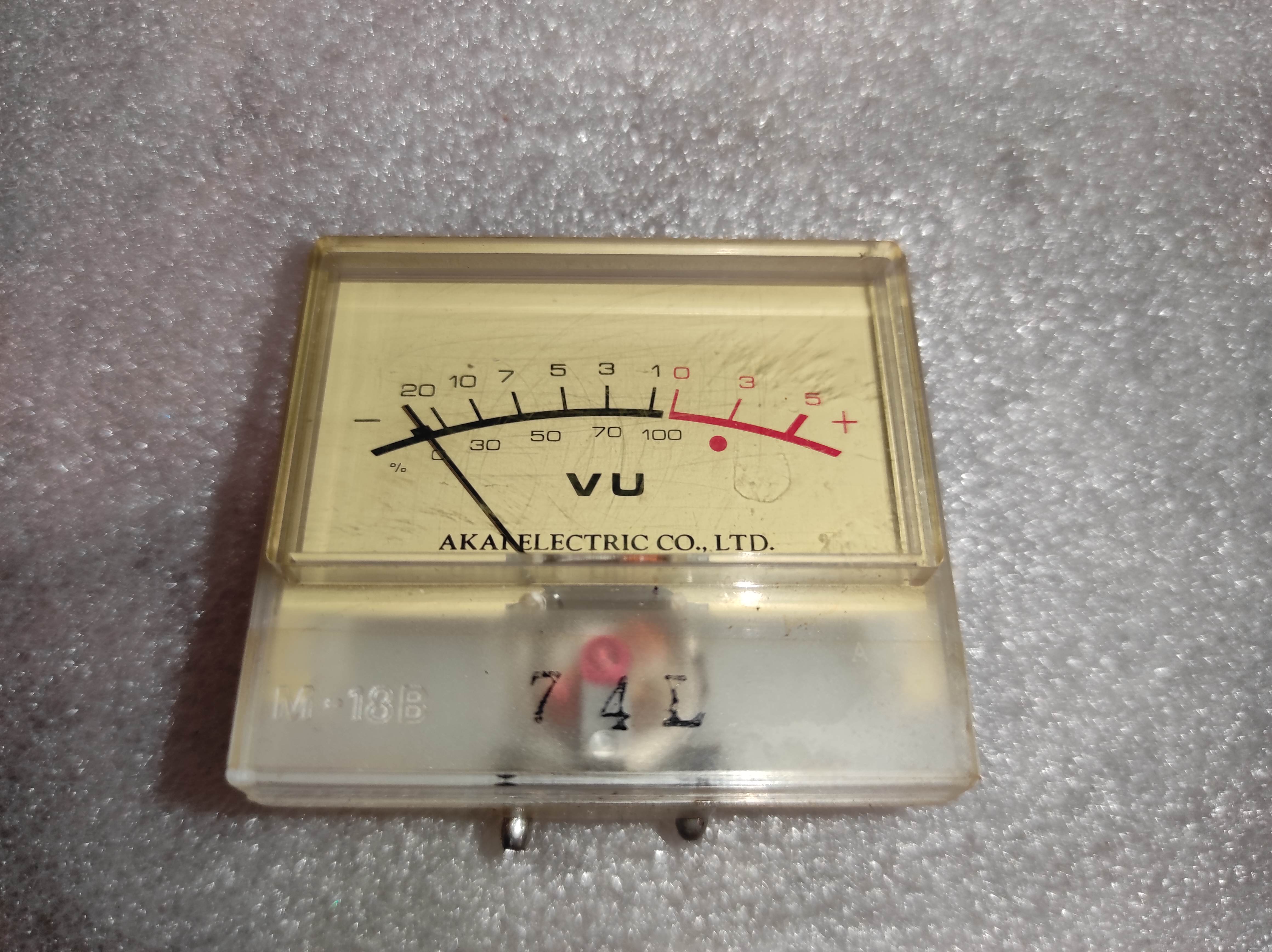 AKAI GX-230 VU LEVEL METER working