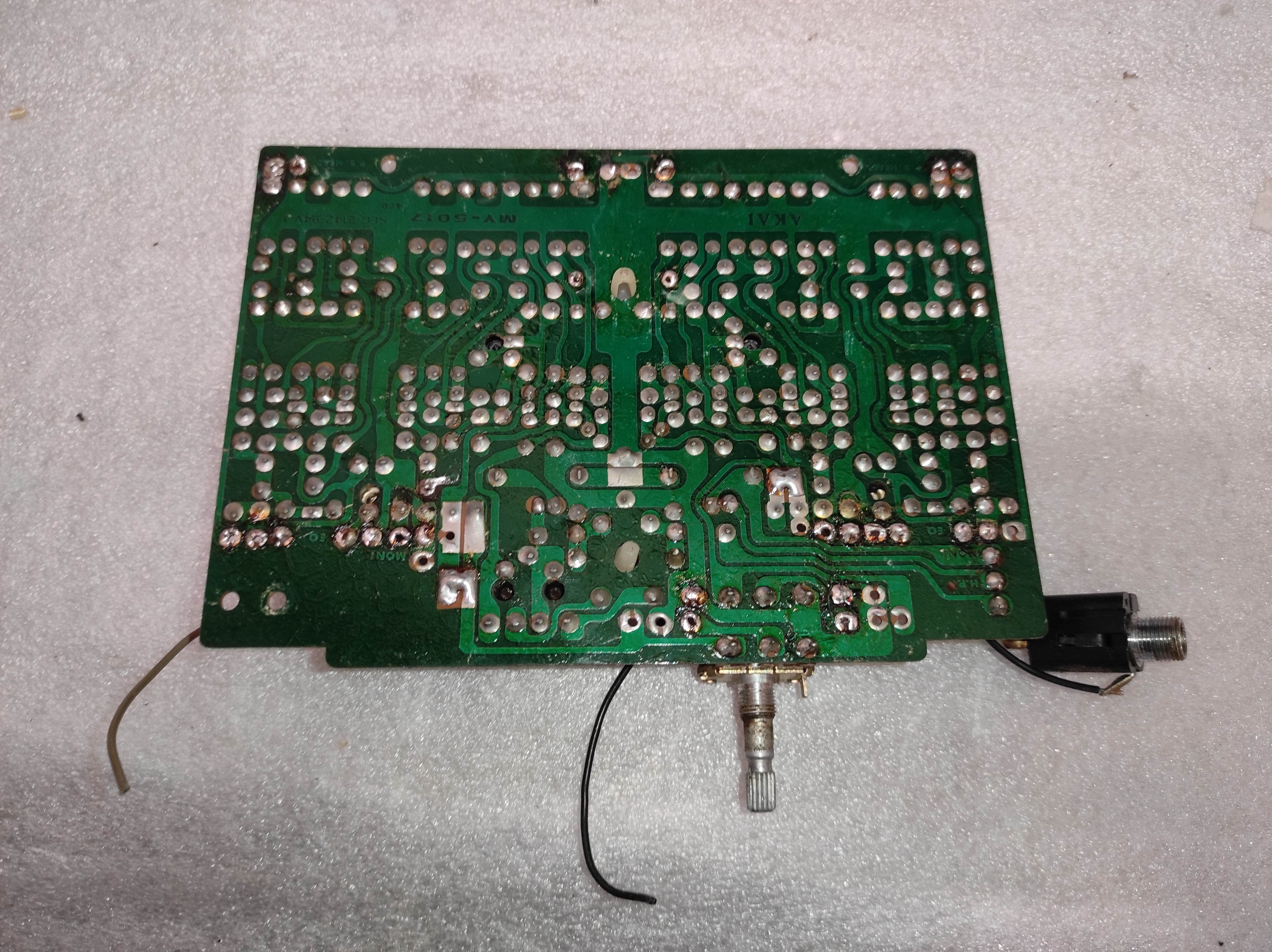 AKAI GX-230 PRE AMPLIFIER OUTPUT PCB potentiometer