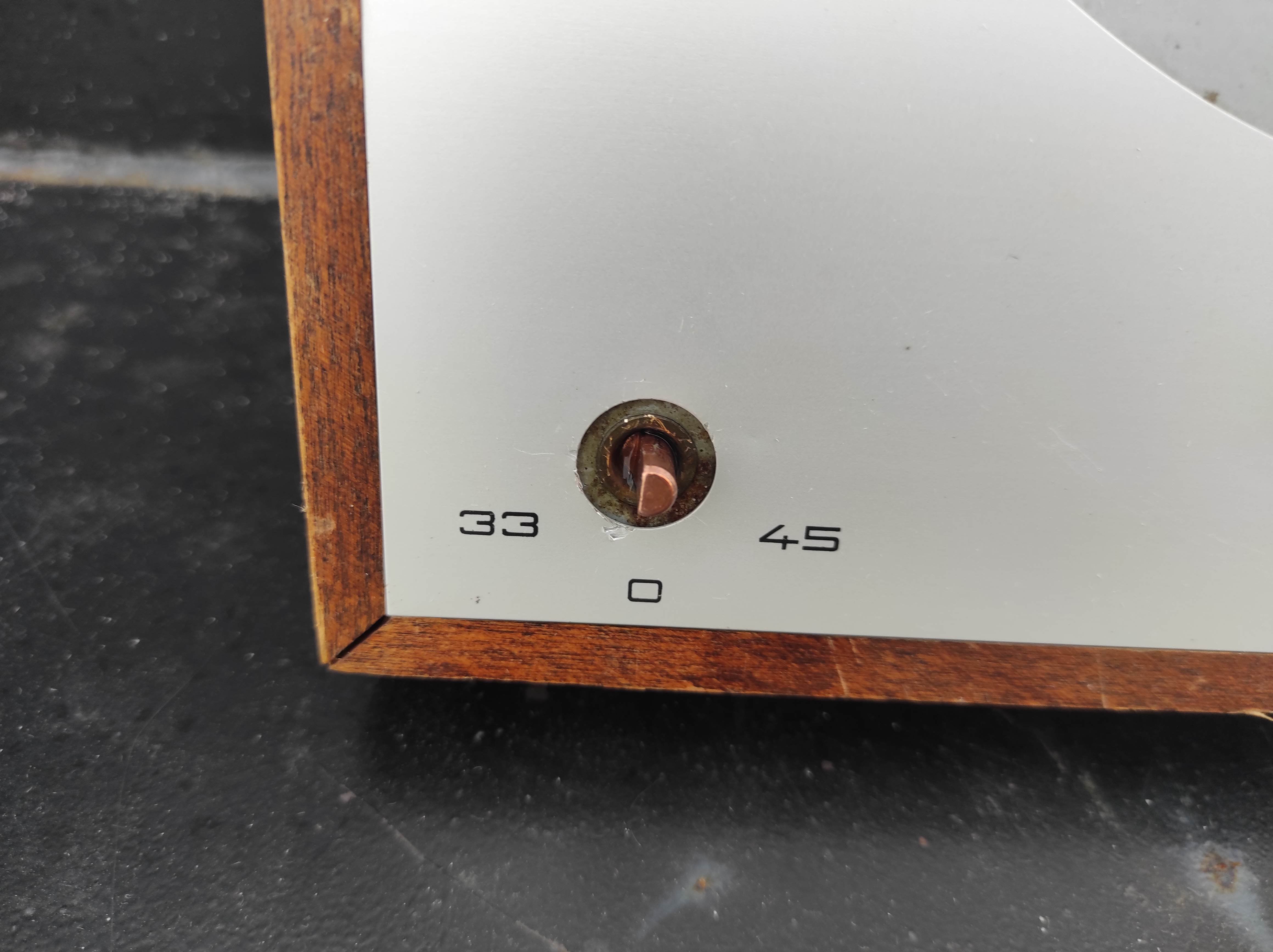 THORENS TD-150 MKII wood case with faceplate used
