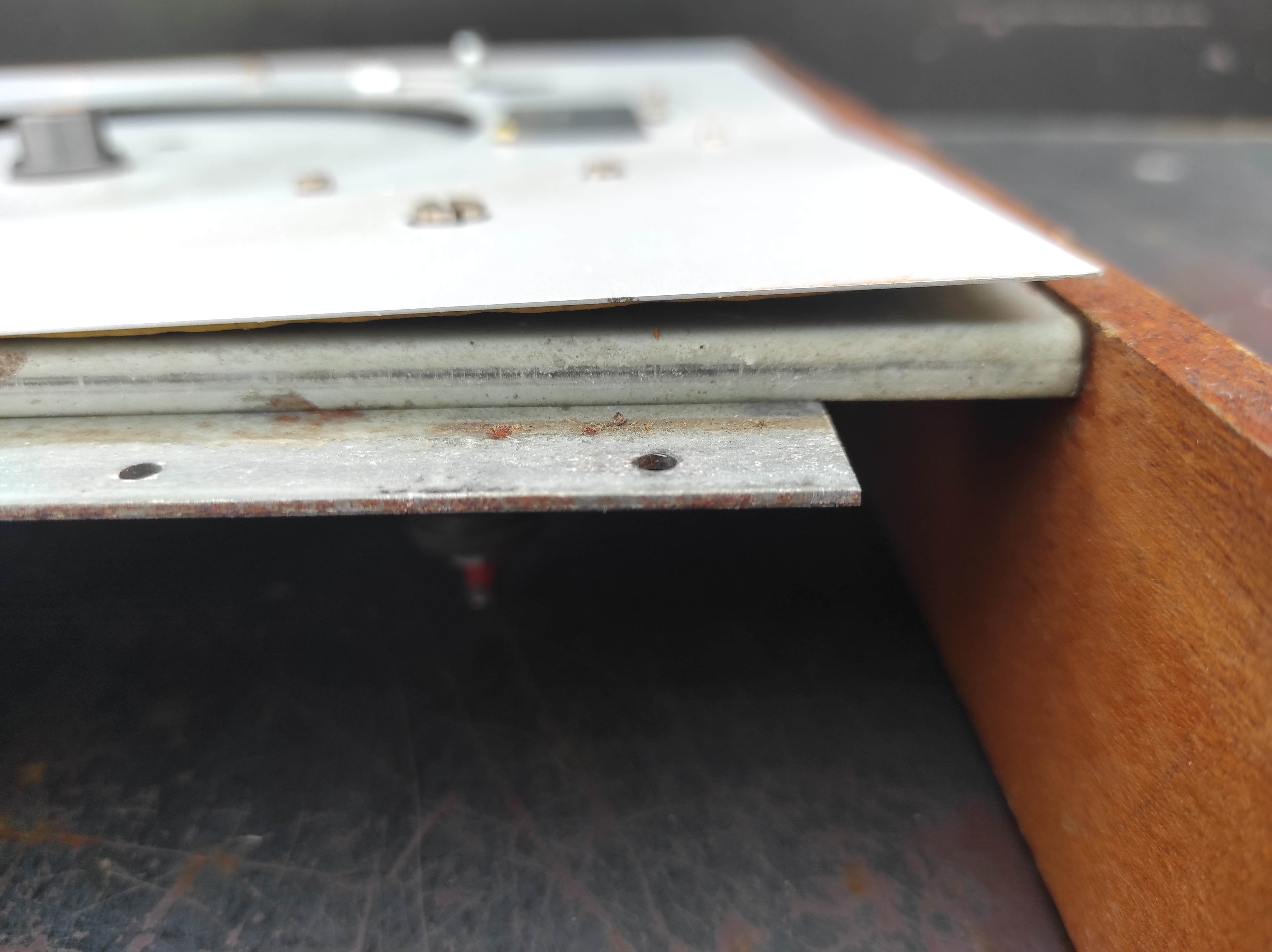 THORENS TD-150 MKII wood case with faceplate used