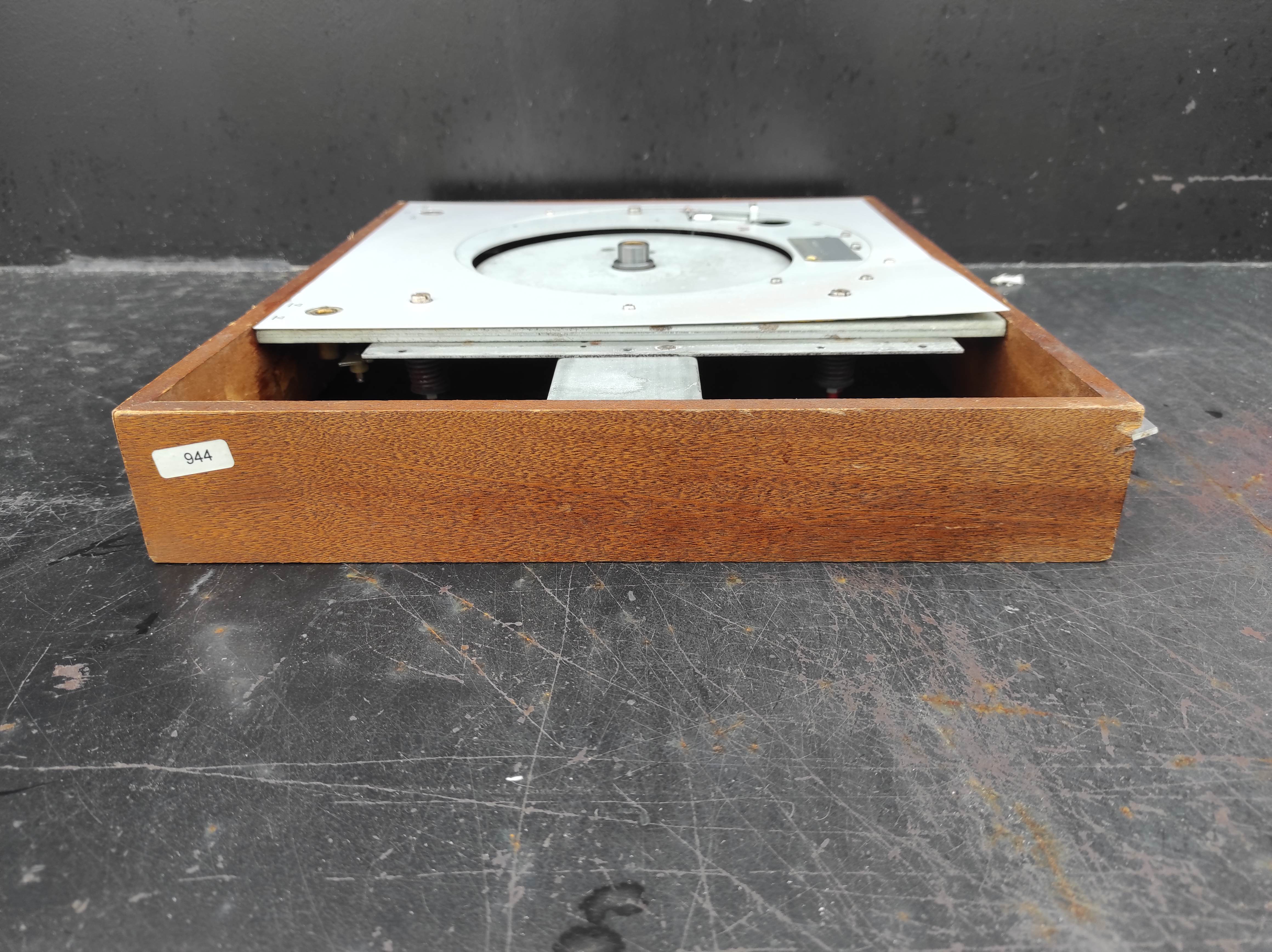THORENS TD-150 MKII wood case with faceplate used
