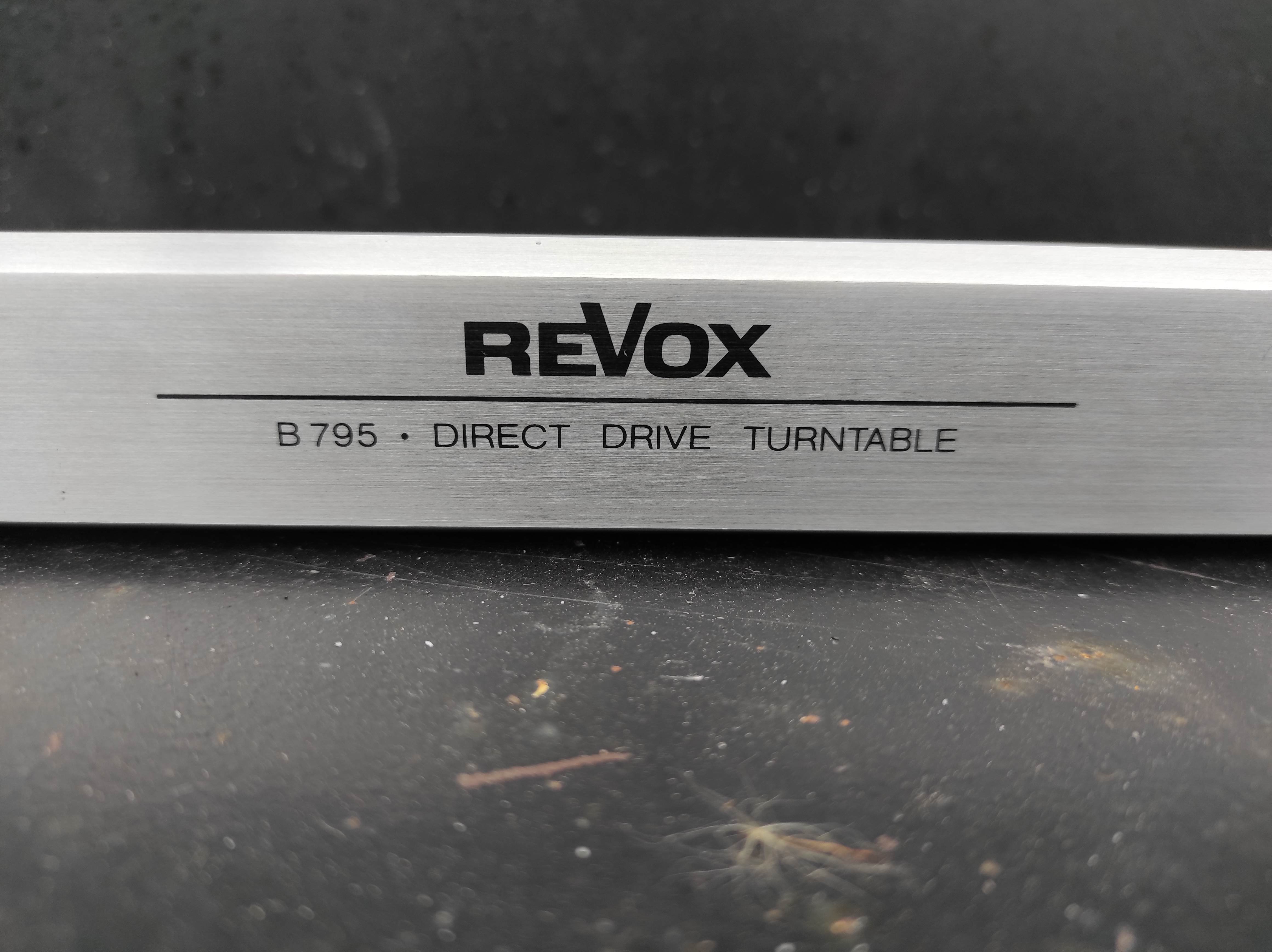 Revox B795 front panel faceplate