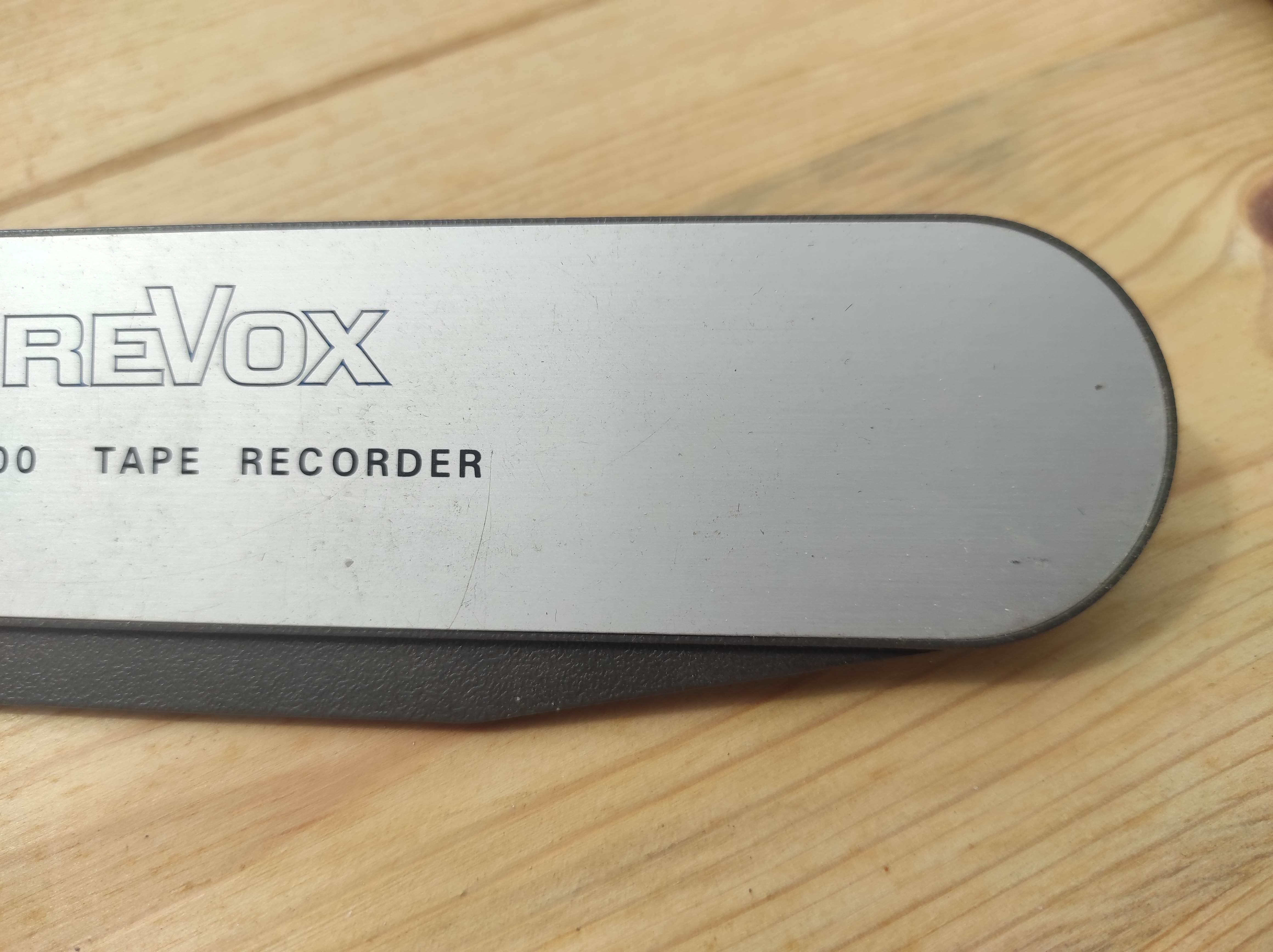 Revox A700 tape reel machine headblock cover #1