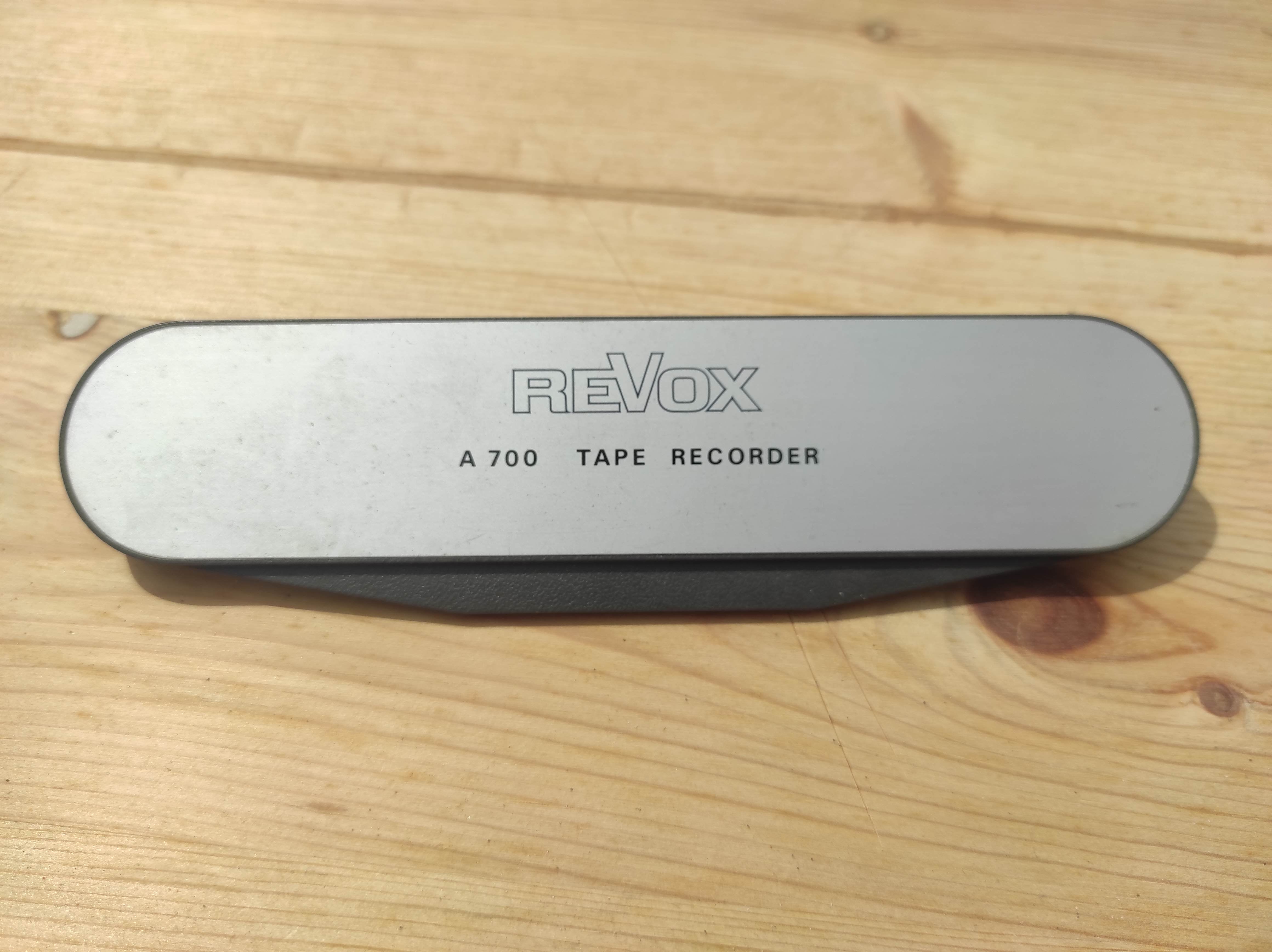 Revox A700 tape reel machine headblock cover #1