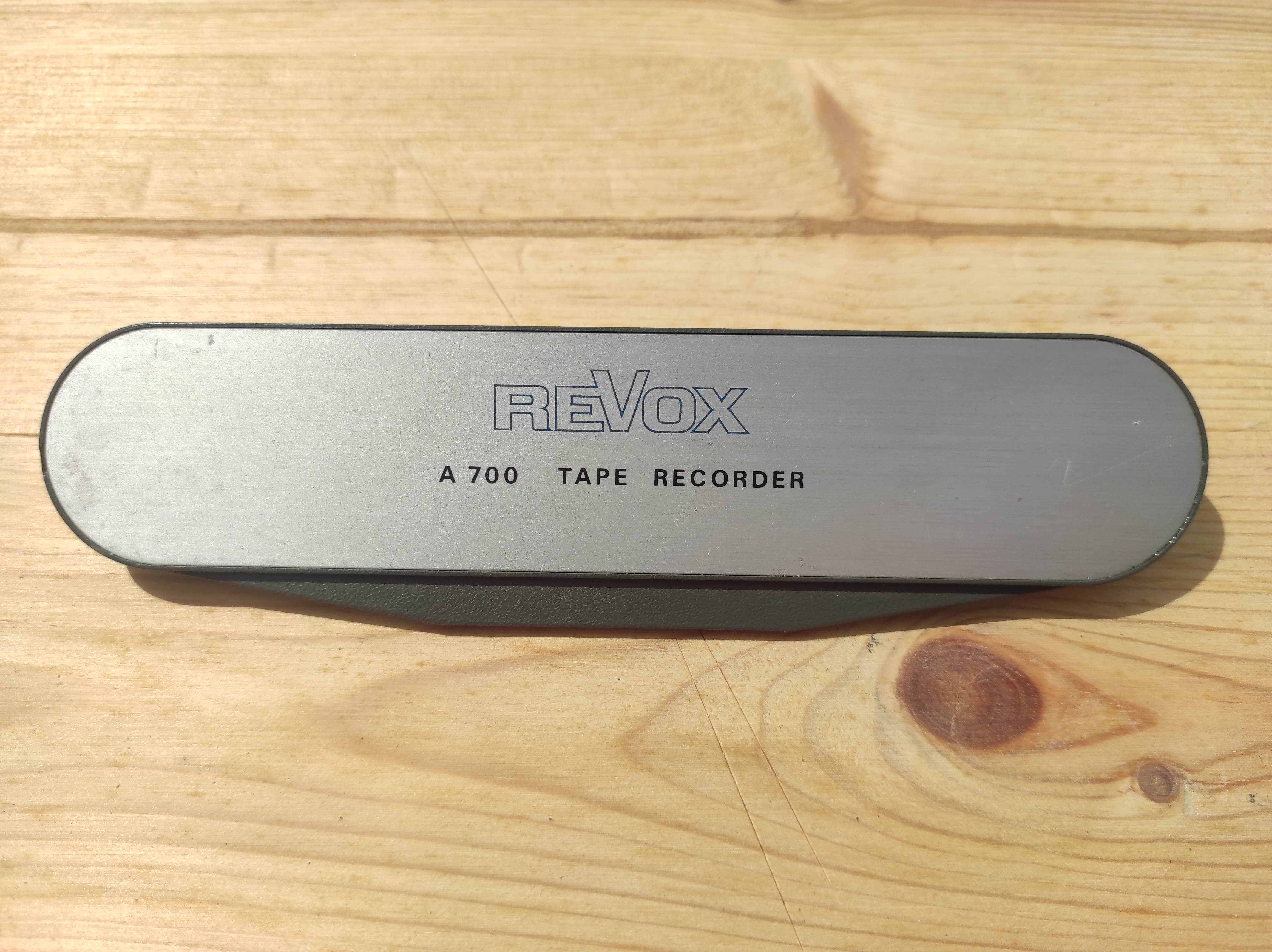 Revox A700 tape reel machine headblock cover #2