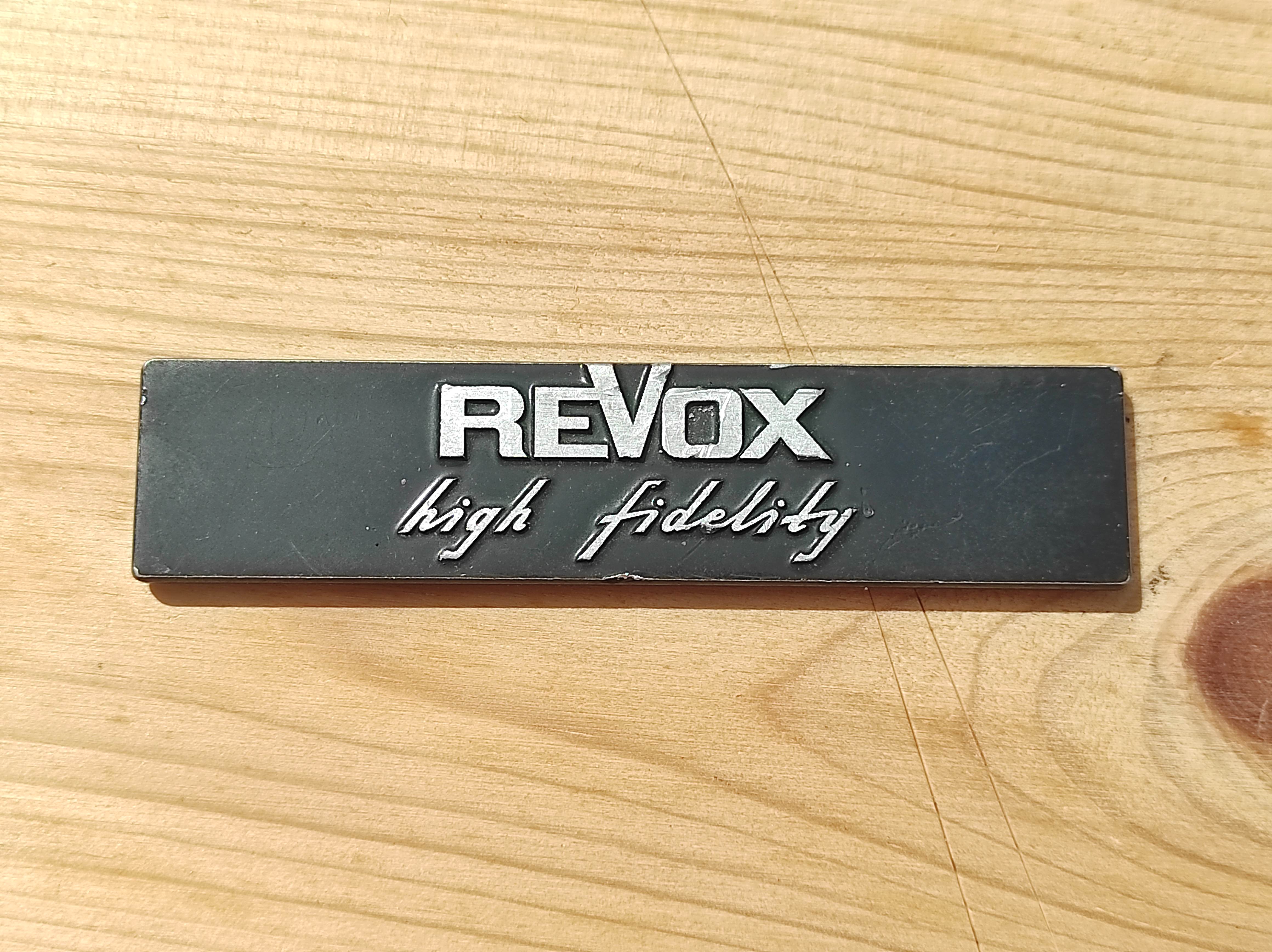 Revox G36 tape reel machine REVOX HIGH FIDELITY label