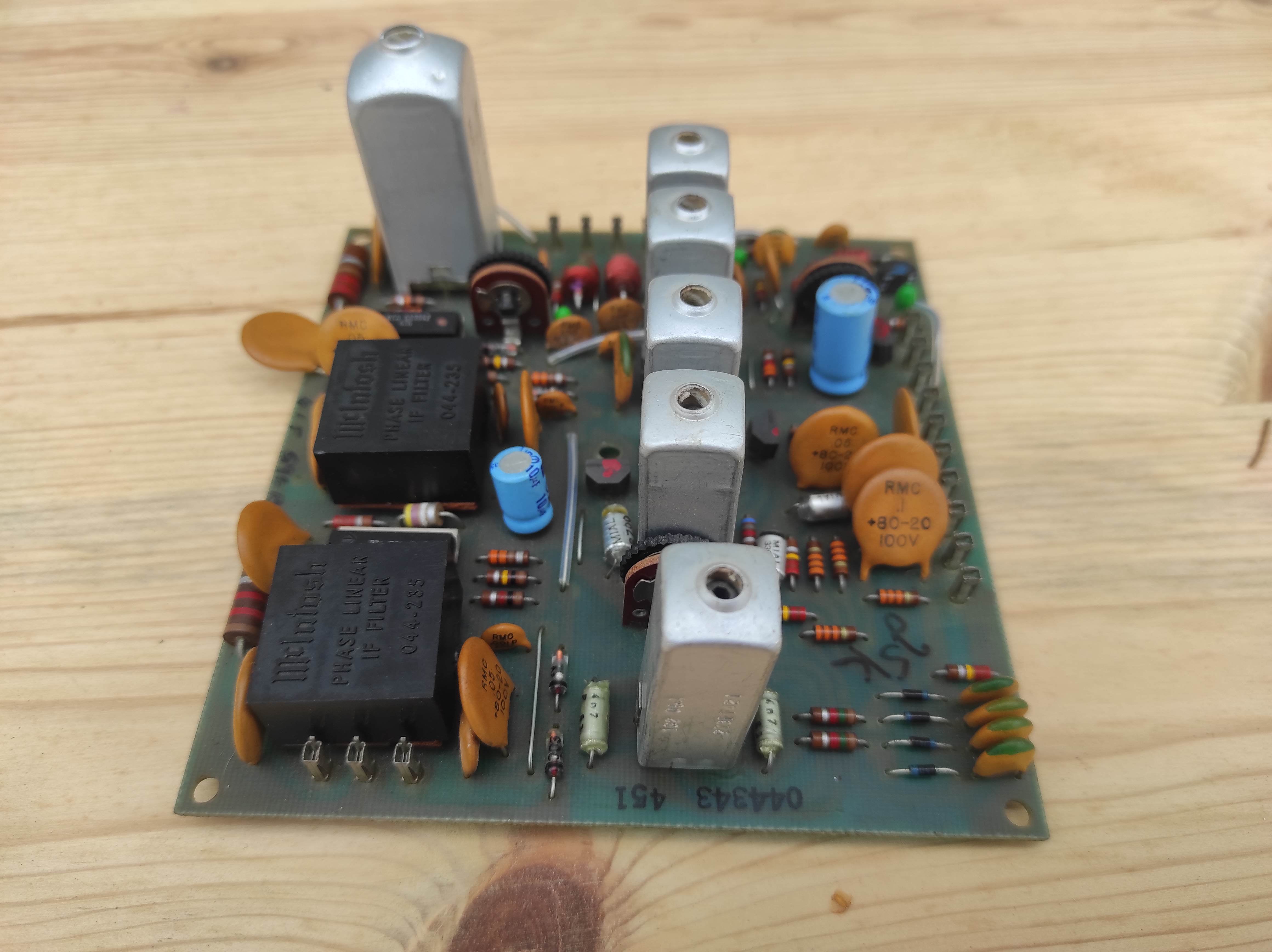 McIntosh 1900 vintage receiver IF MPX PCB 044443 not checked
