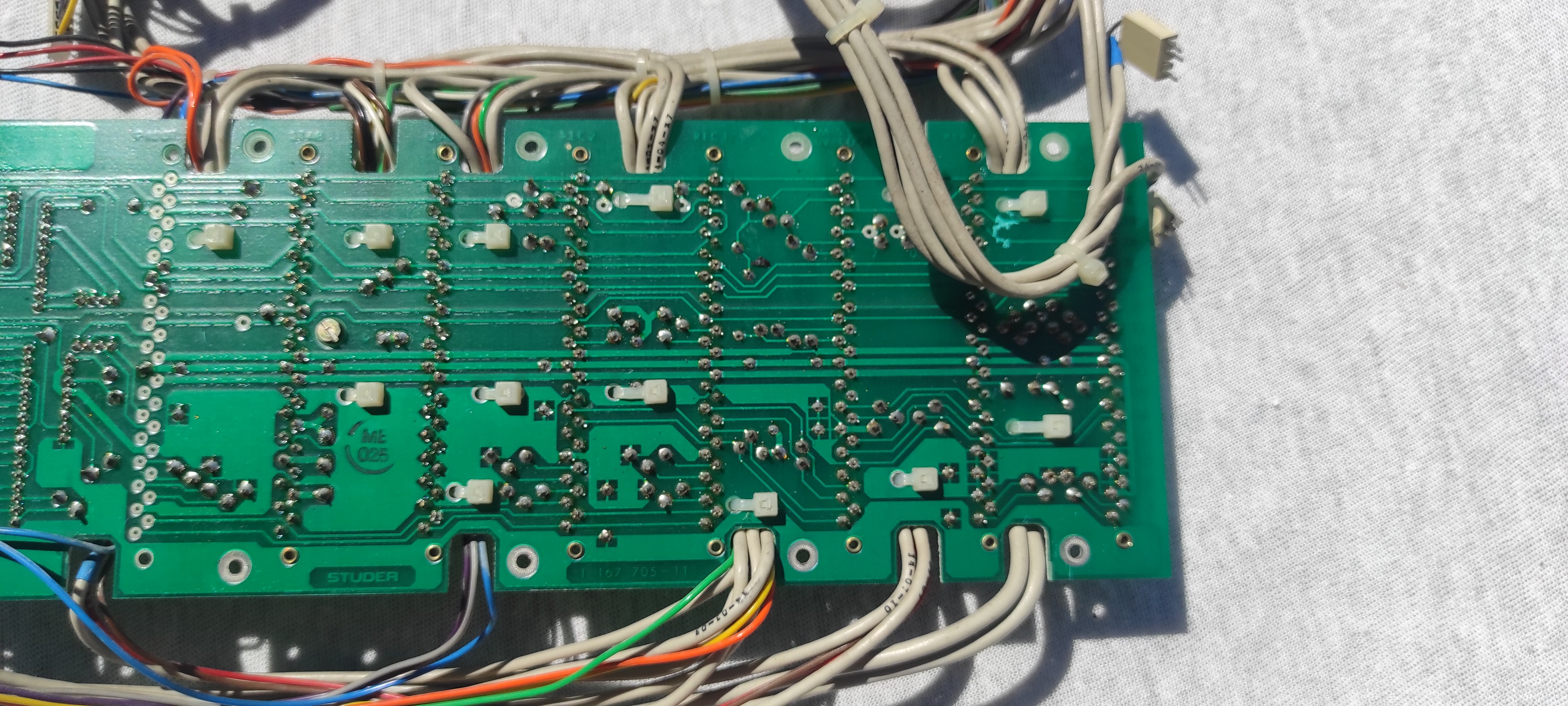Studer ReVox B67 interconnection 1.167.705-11 PCB not tested