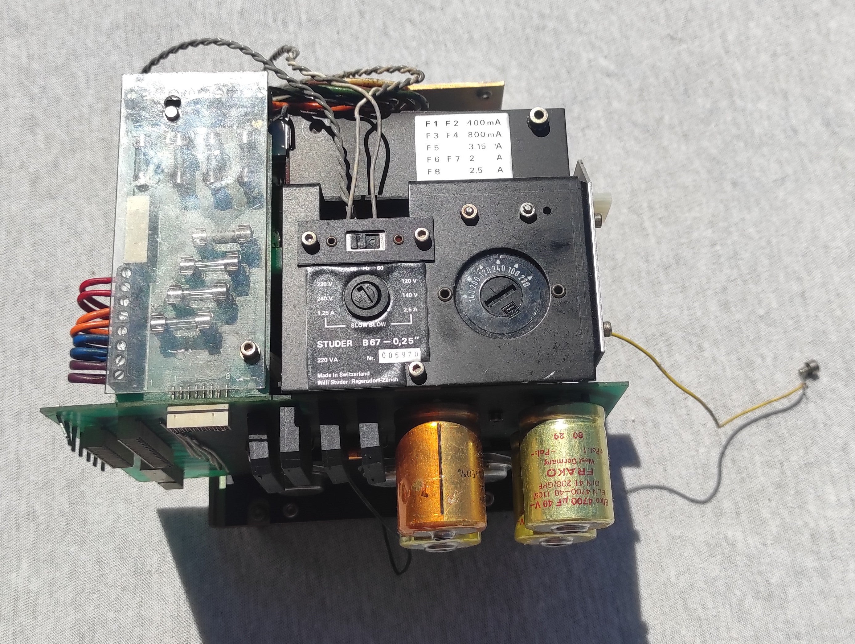 Studer ReVox B67 power supply transformer not tested #1