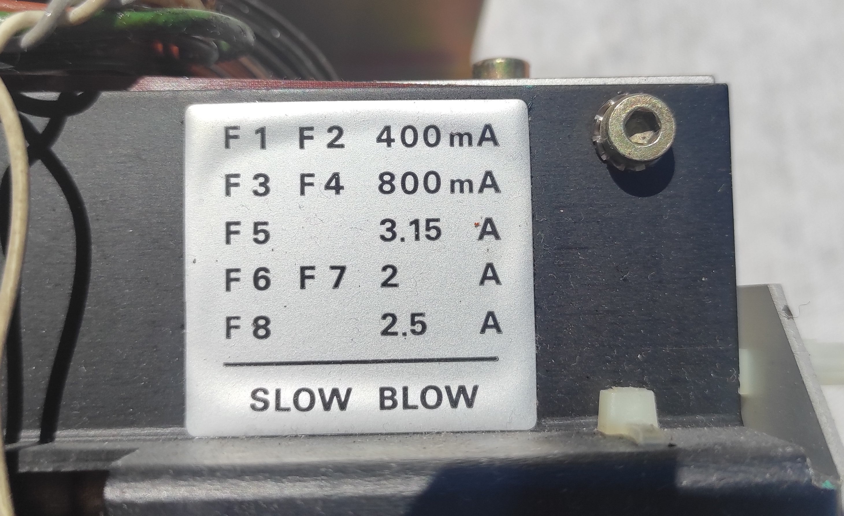 Studer ReVox B67 power supply transformer not tested #1