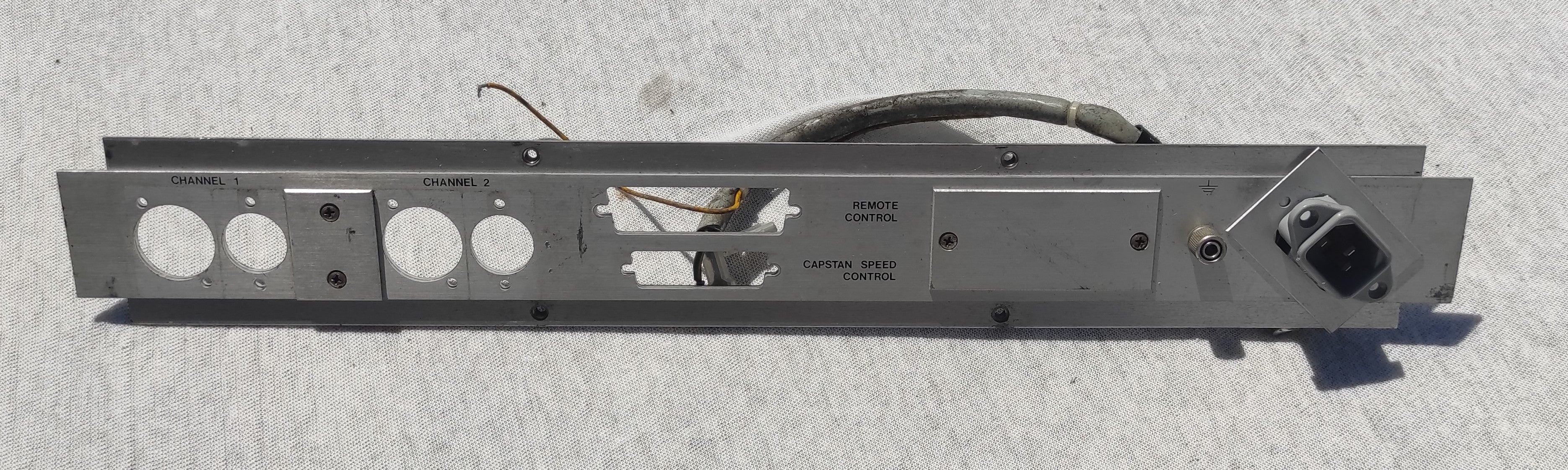Studer ReVox B67 connectors panel #2